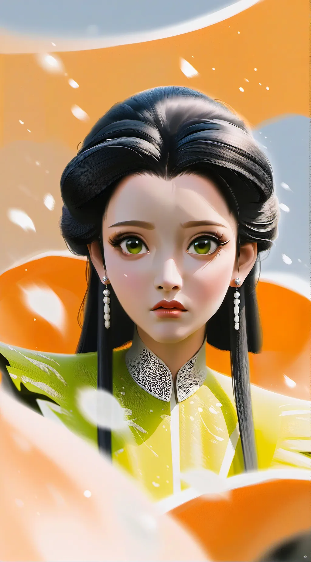 ai character: Smiling critters  background