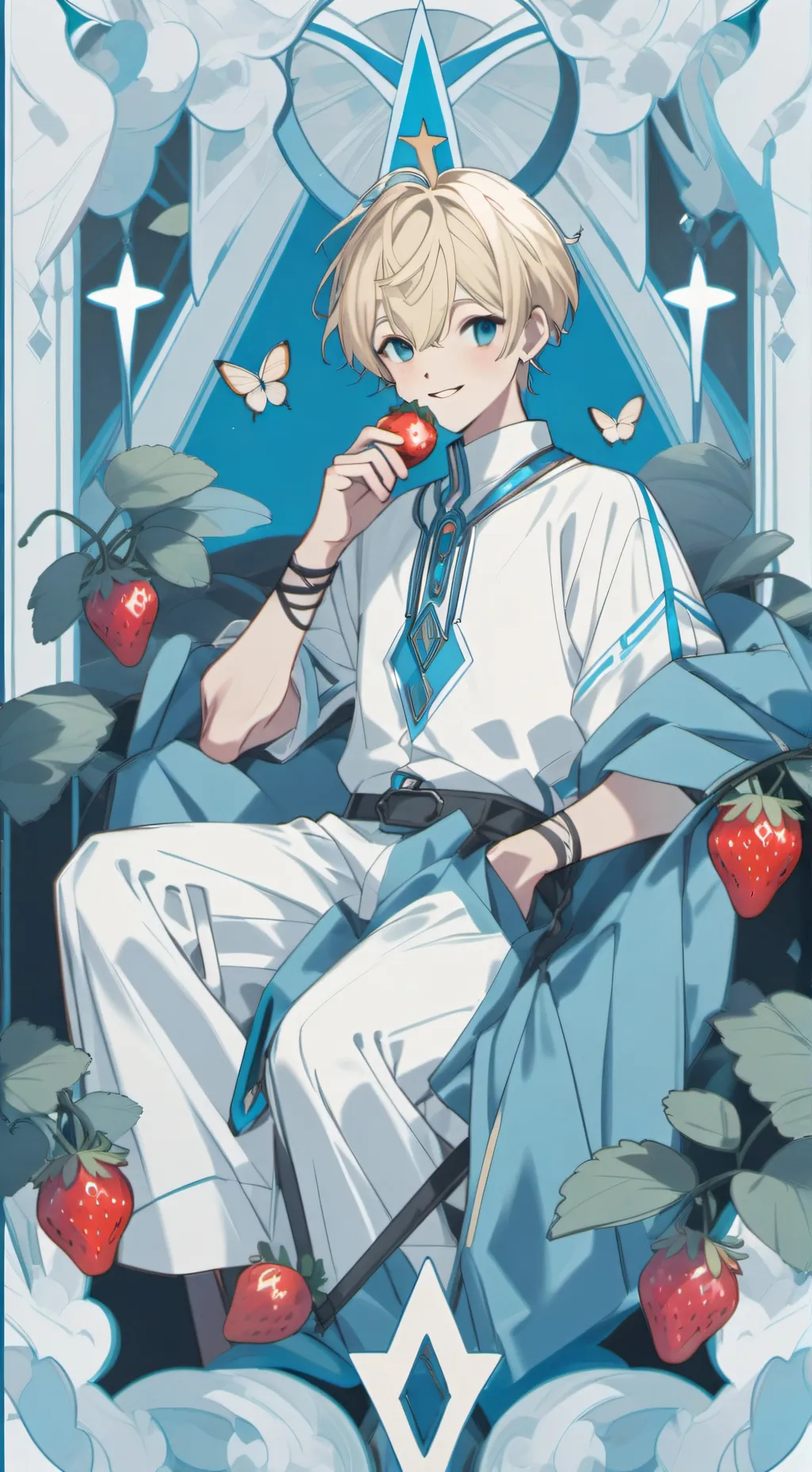 ai character: asher##* background