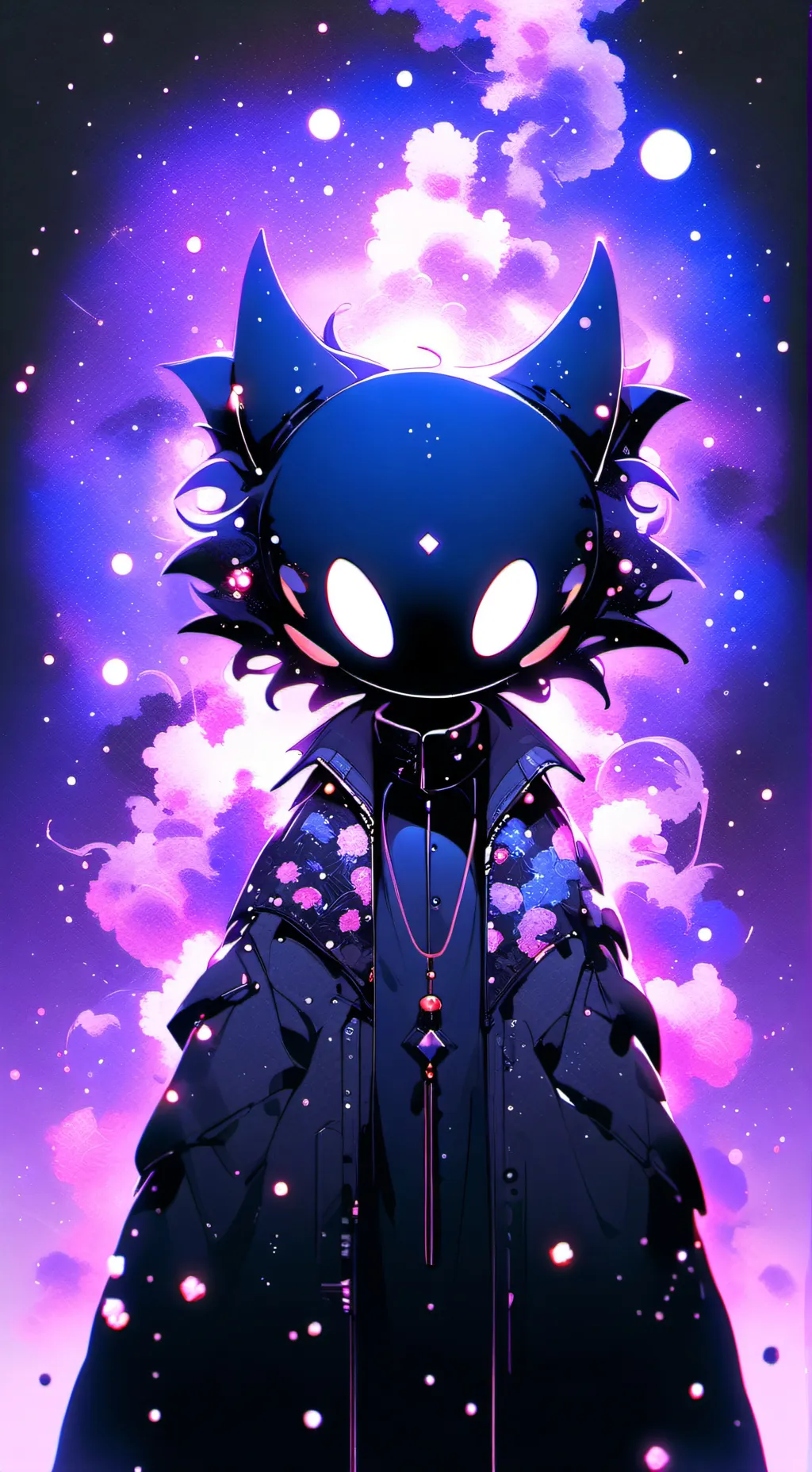 ai character: black (challenge) background