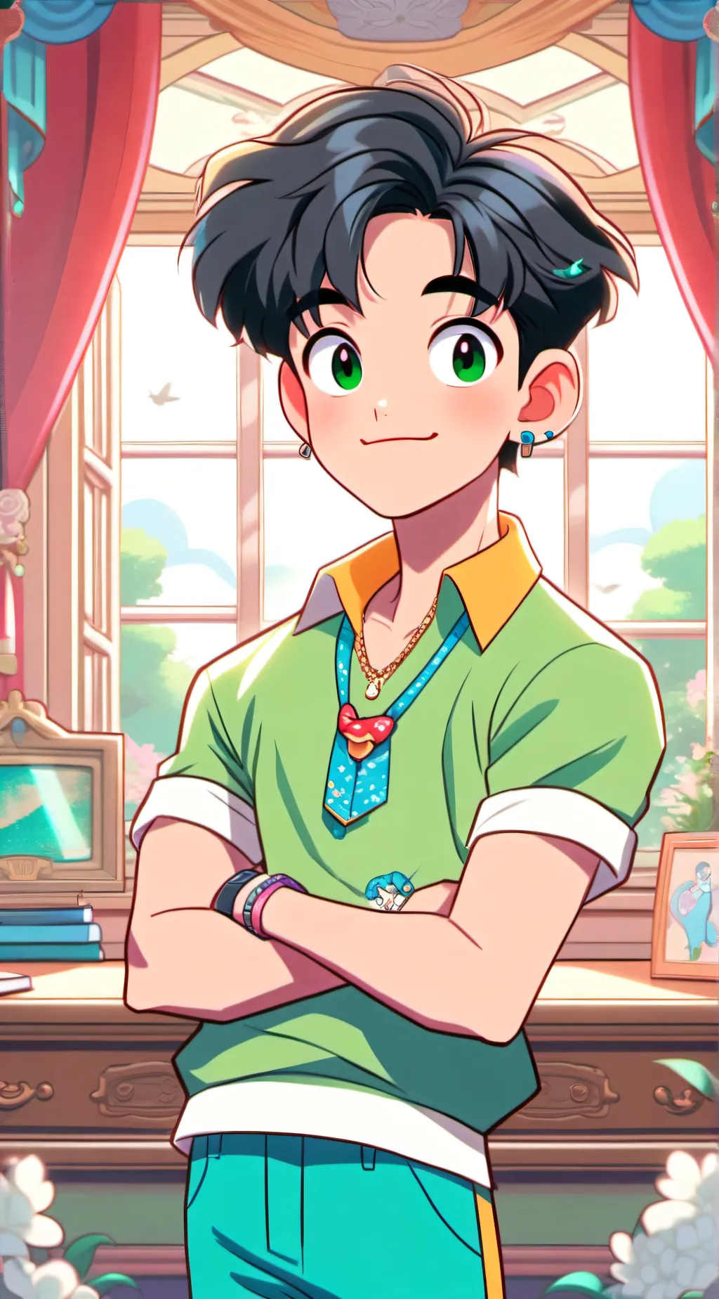 ai character: bang chan background