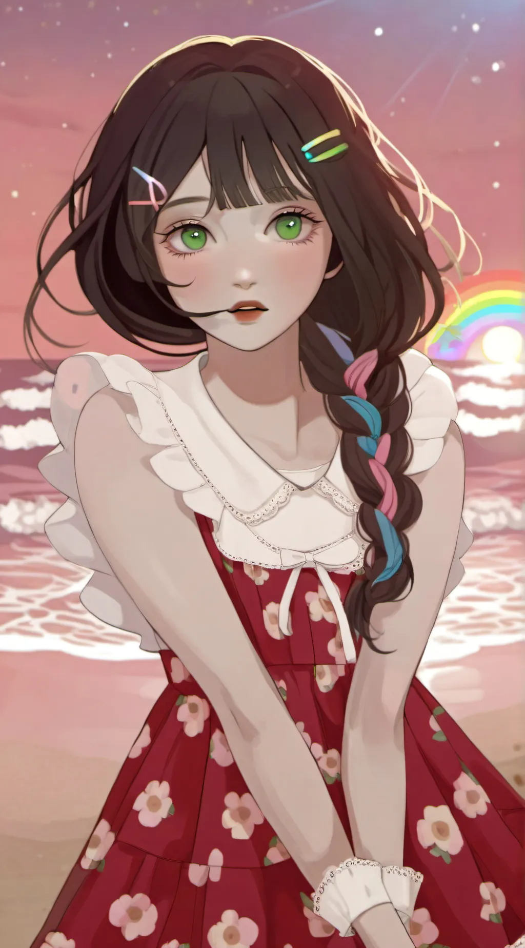 ai character: Rainbow Mirabelle background
