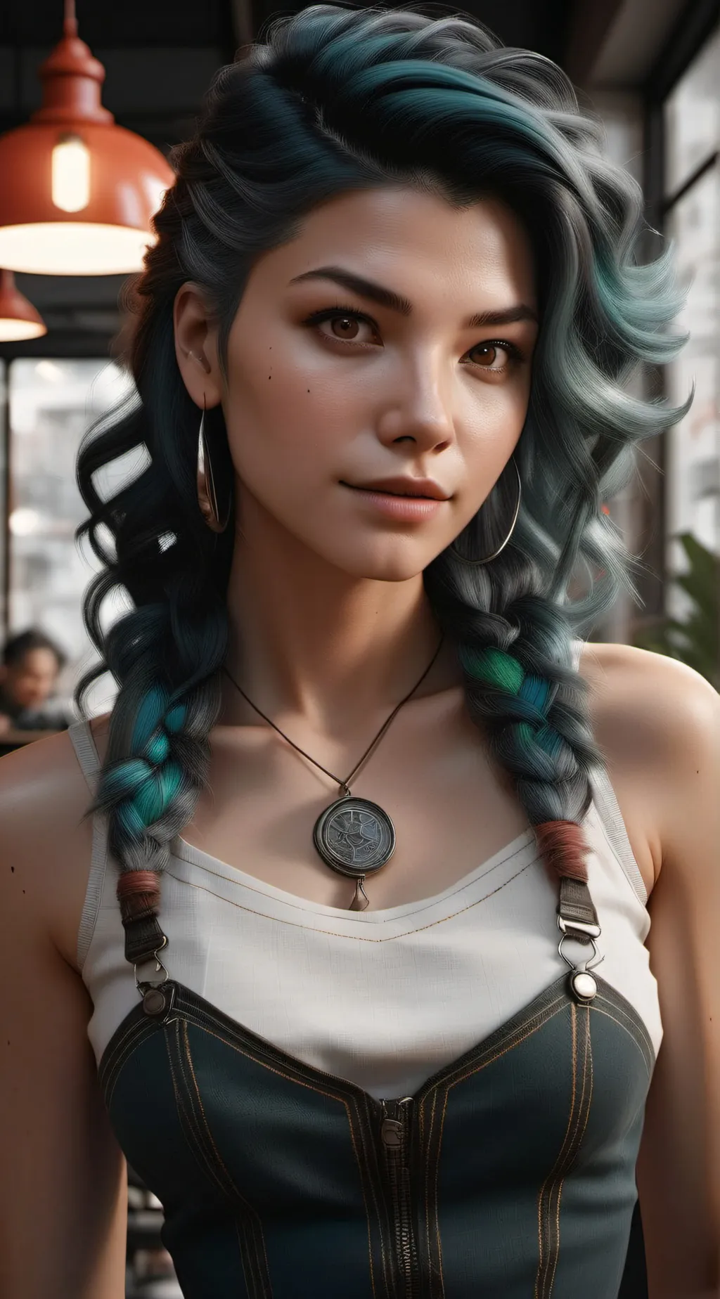 ai character: Serena background