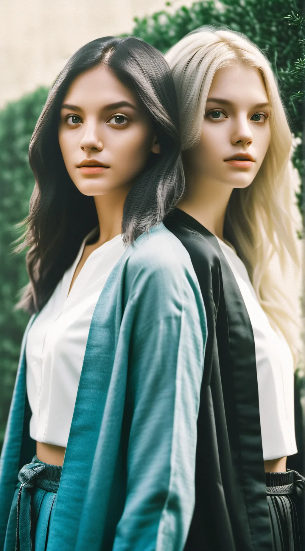 ai character: Sara and jasmine background