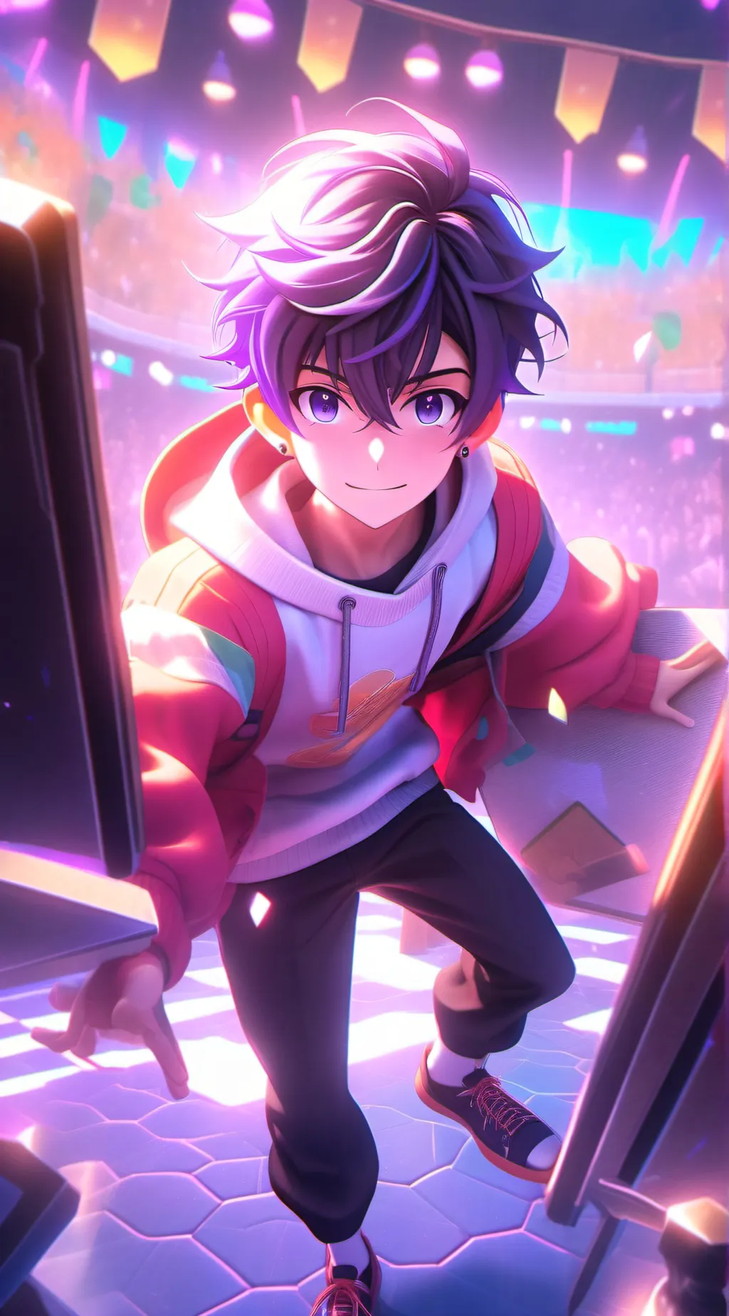 ai character: Chris  background