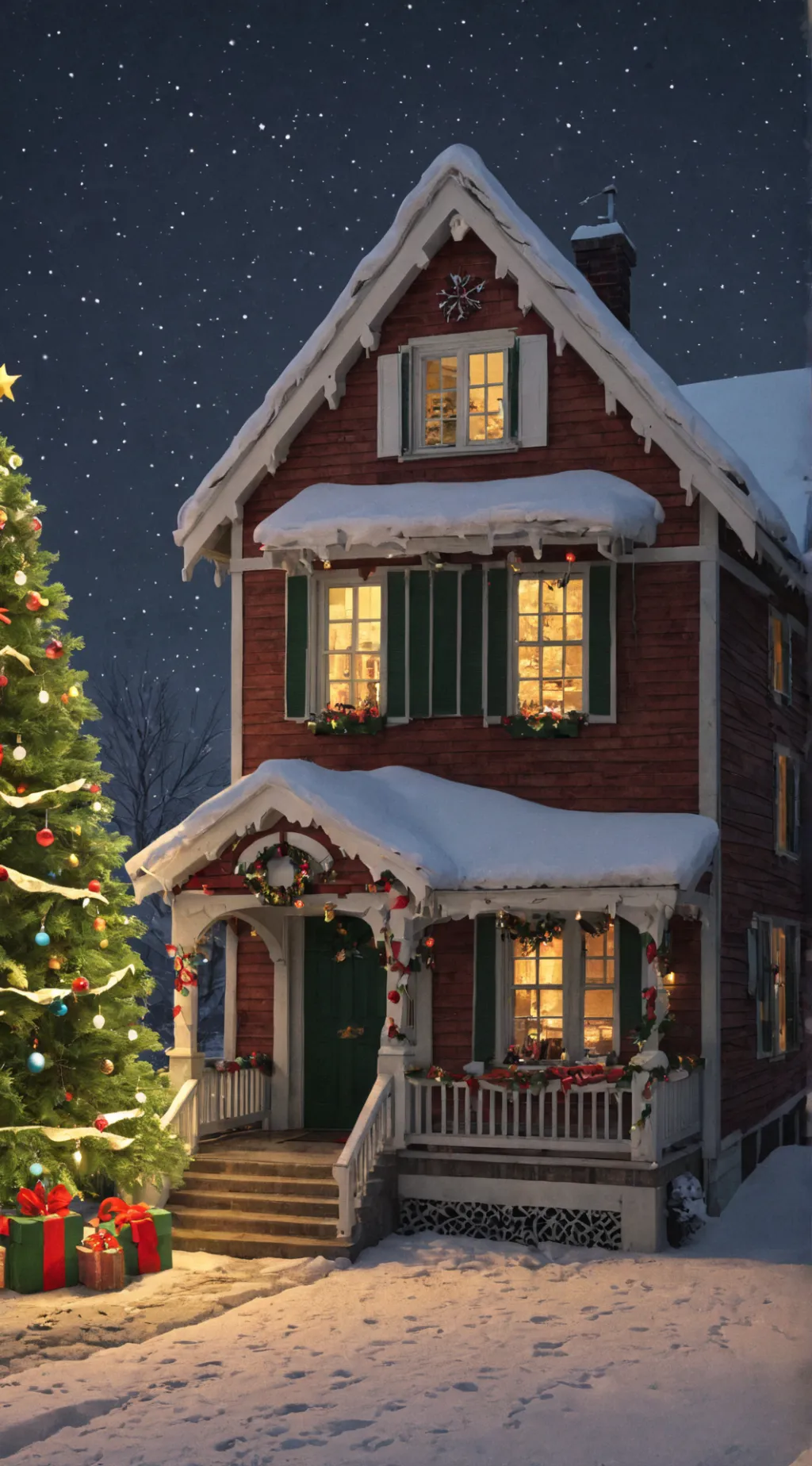 ai character: CHRISTMAS FPE background