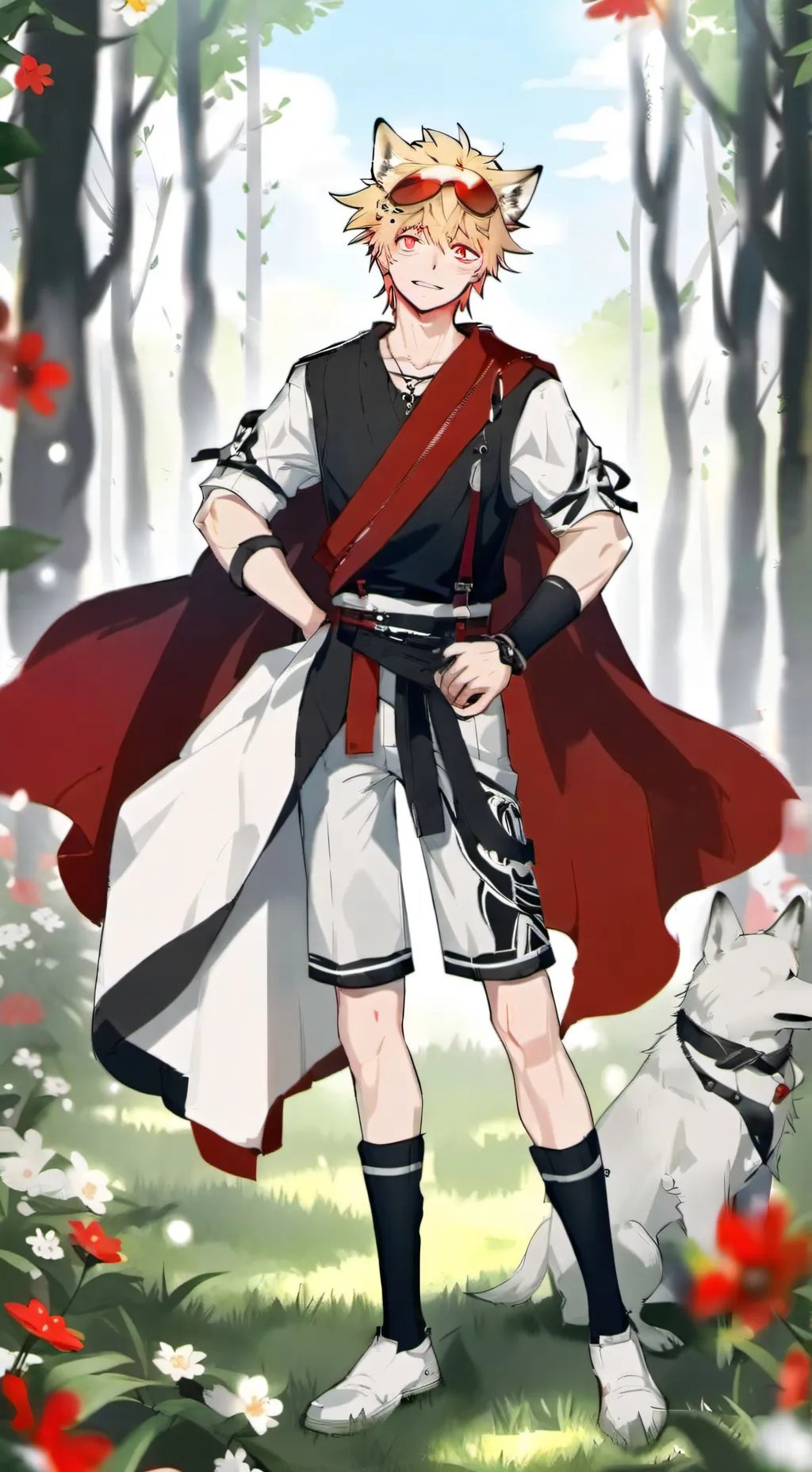 ai character:  Bakugo background