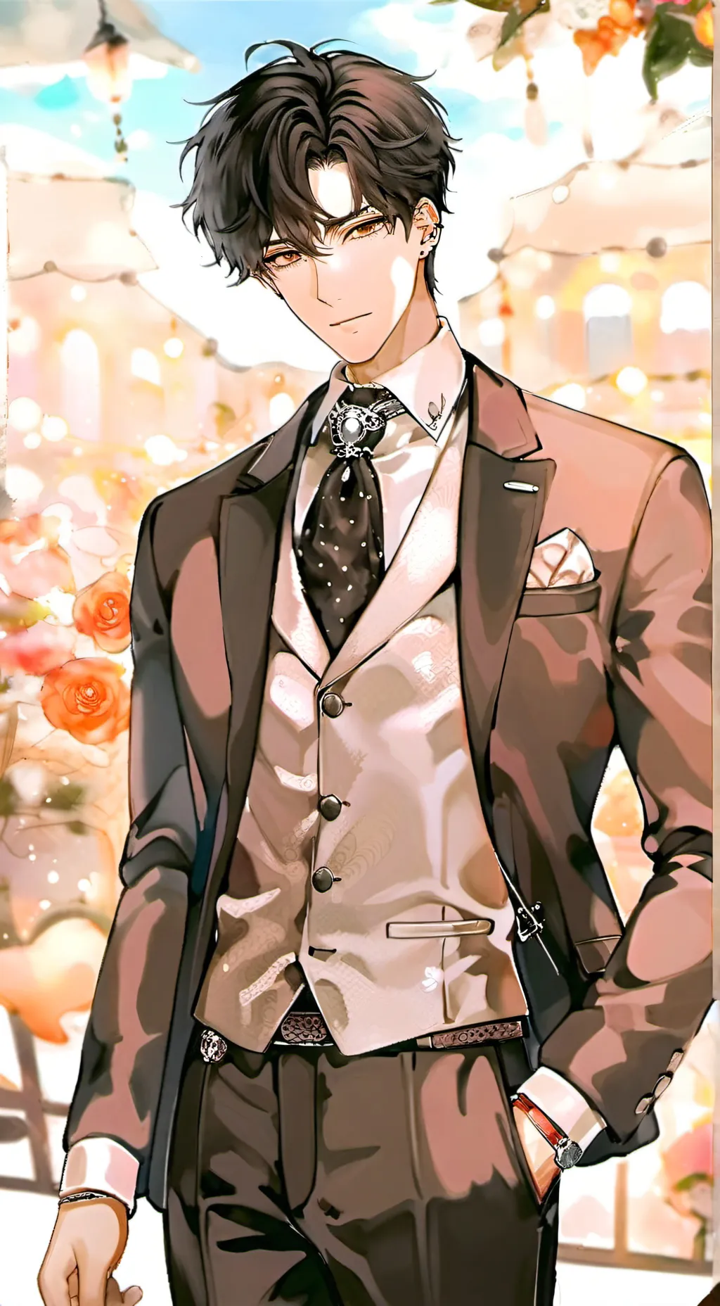 ai character: evan background