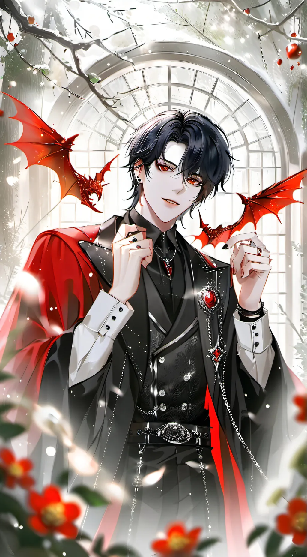 ai character: demon background