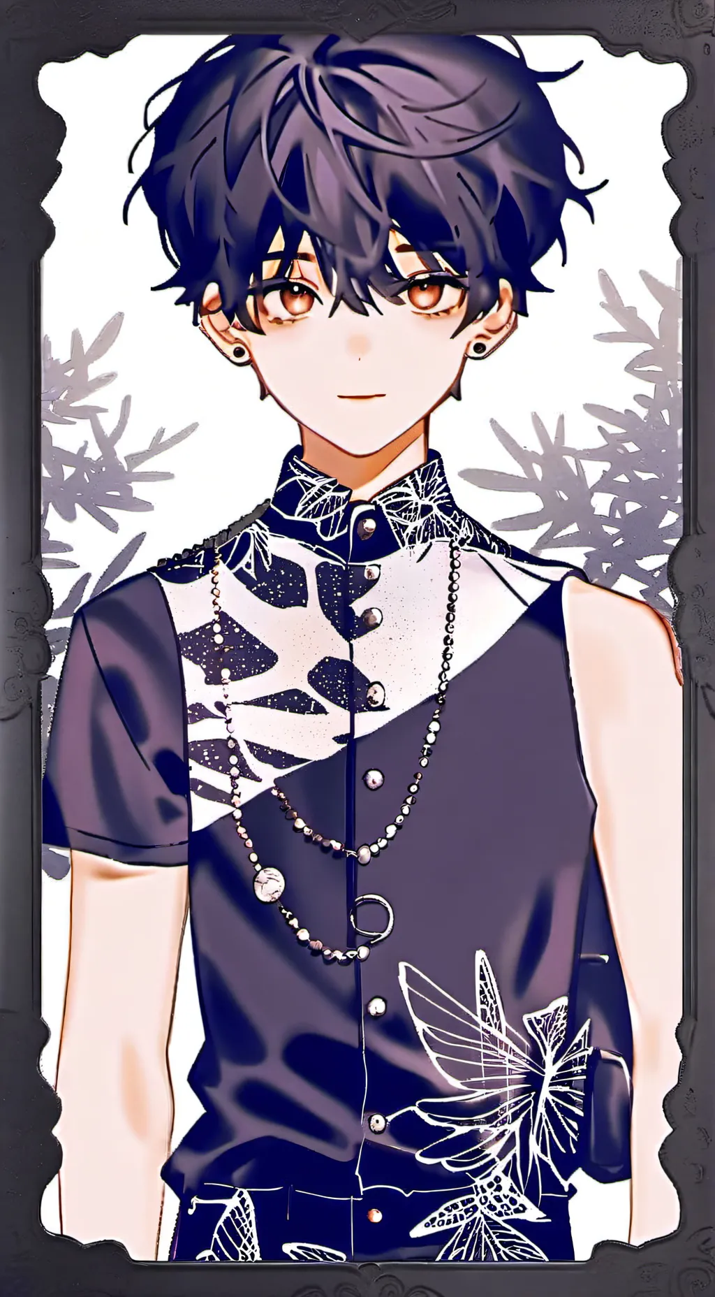 ai character: boy background