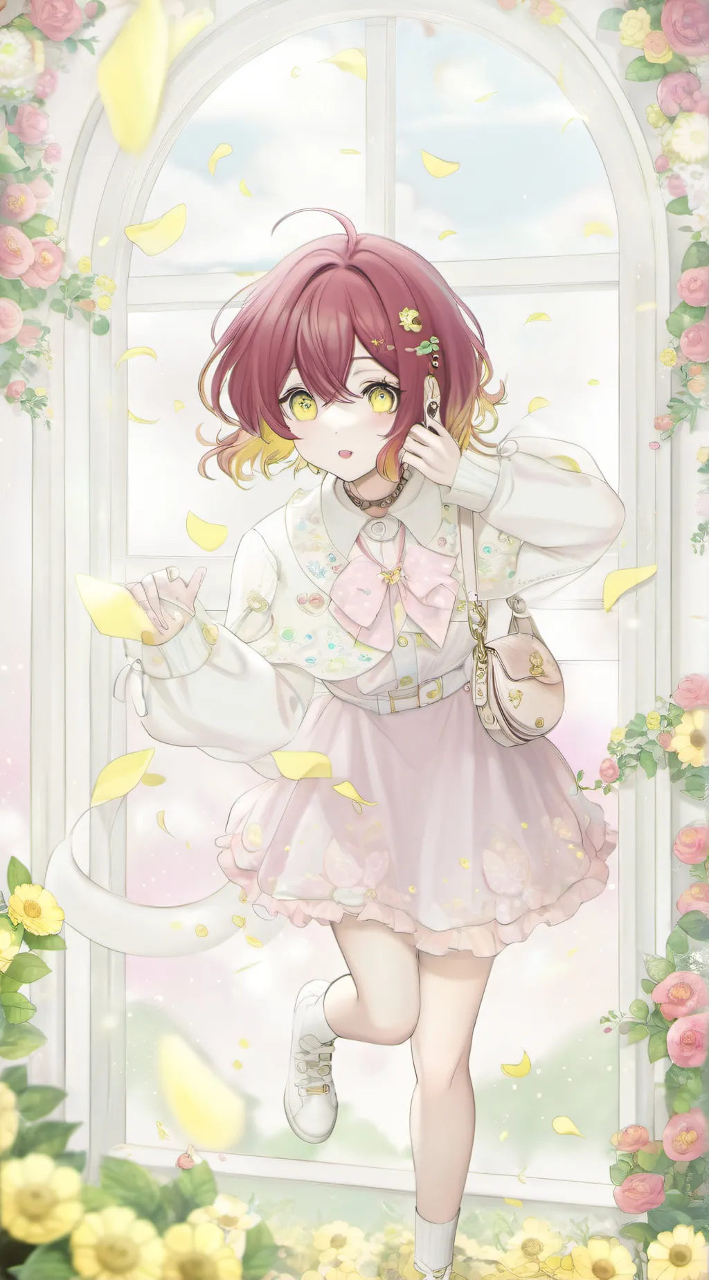 ai character: Honey background