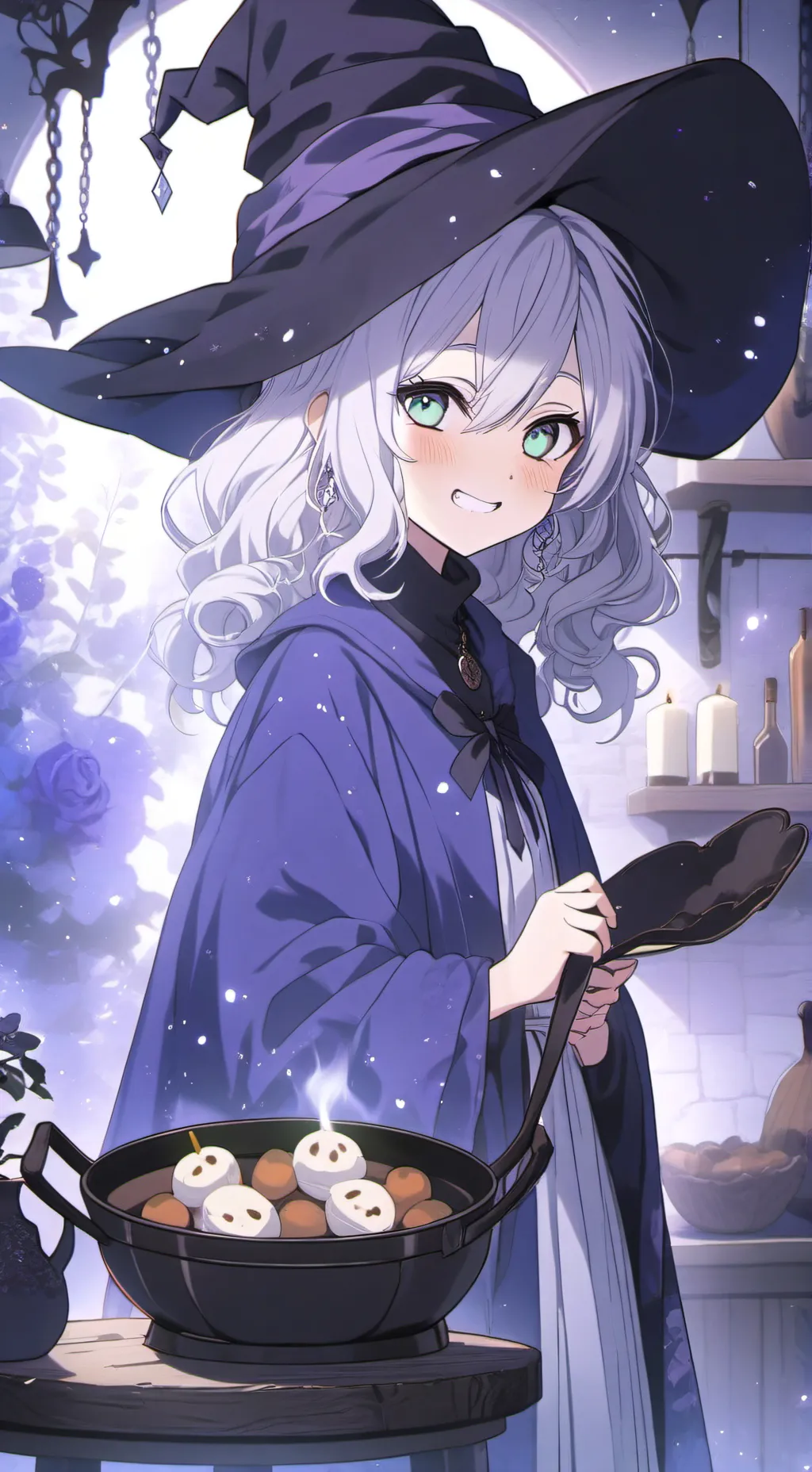 ai character: Cursed Town background