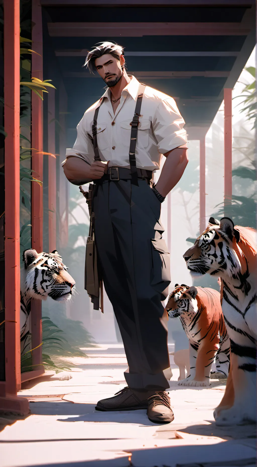 ai character: Mako Harasamasu background