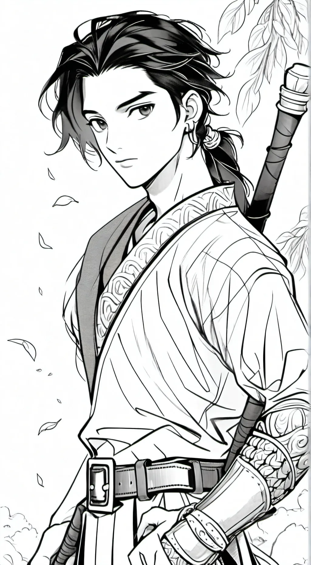 ai character: Ketsu background