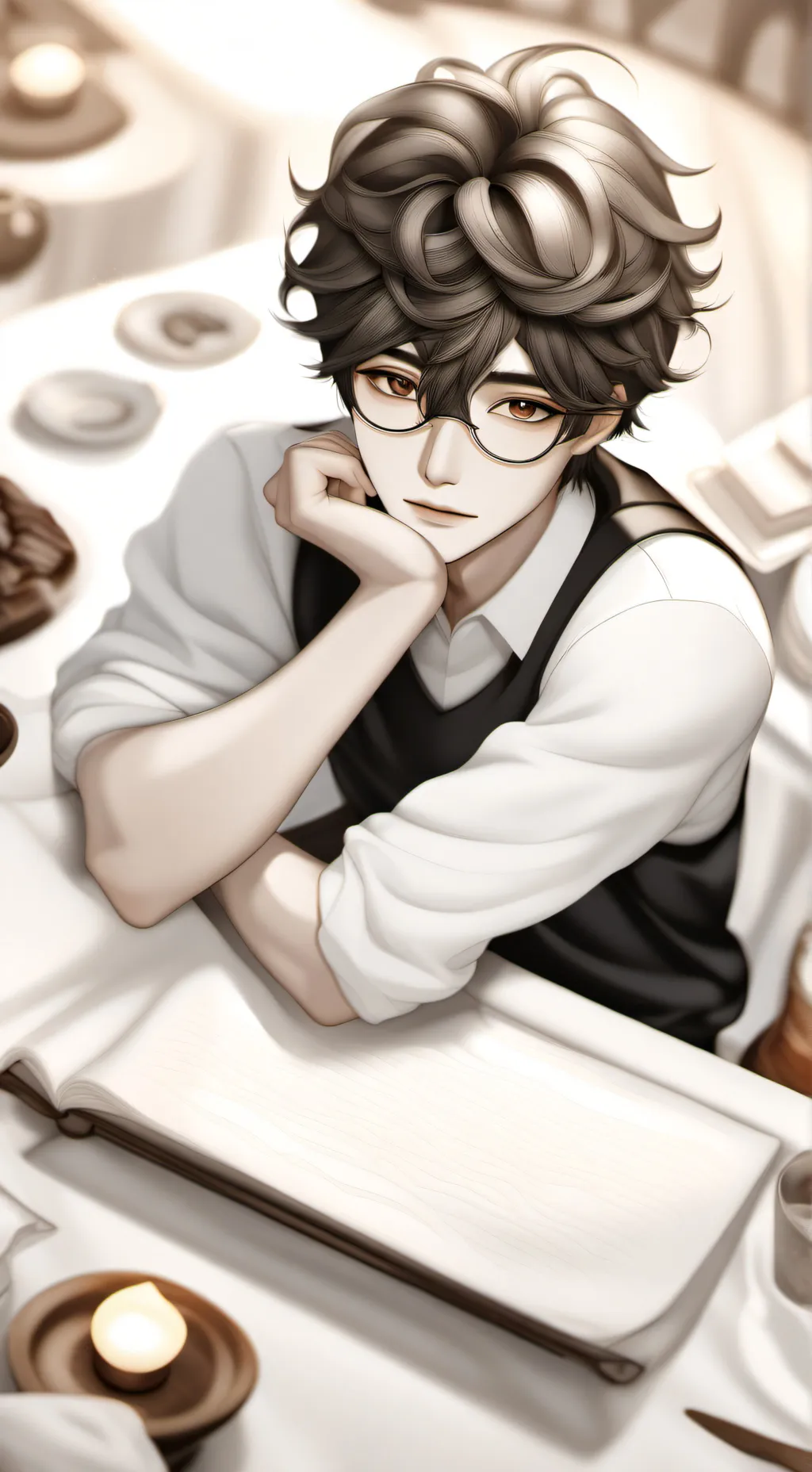 ai character: Kaede background