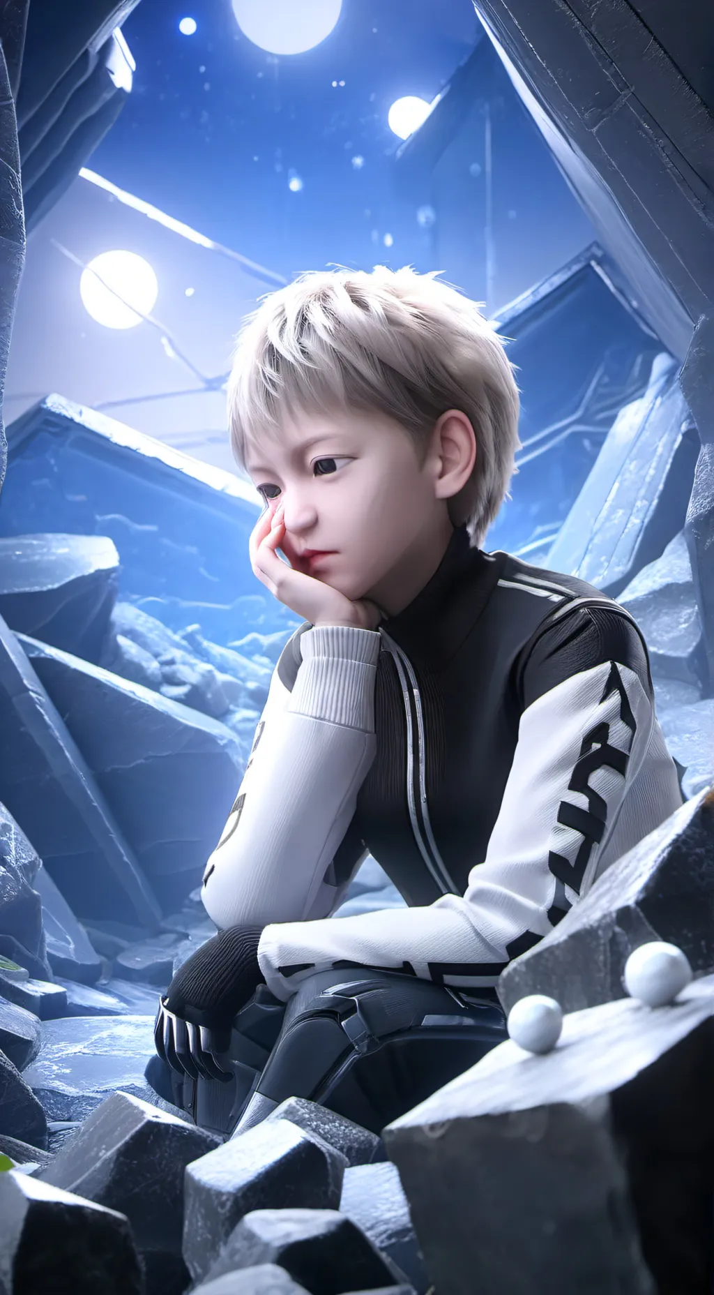 ai character: Stray kids  background