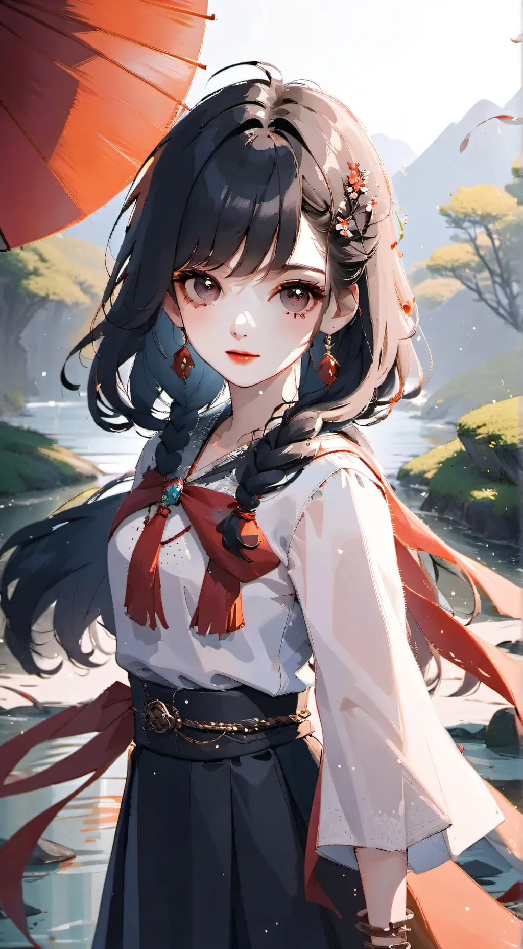 ai character: wird background