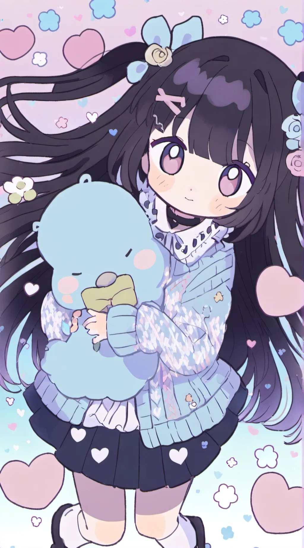 ai character: Sky!!!!!!!!!!!!!!! background