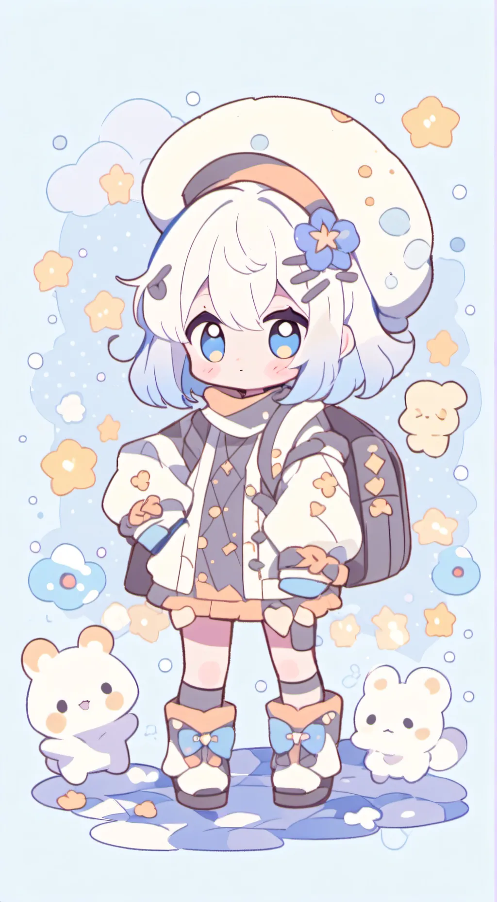 ai character: Nabi Santi ...  background