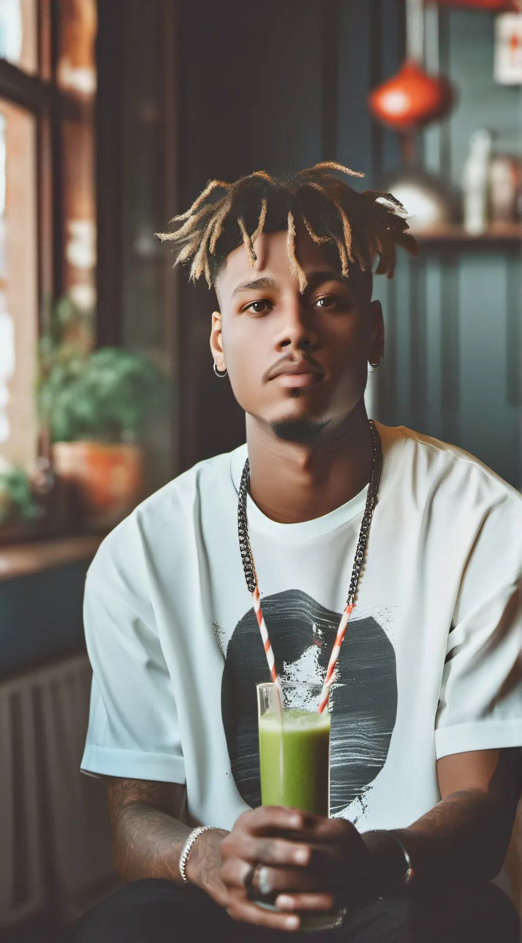 ai character: juice wrld background