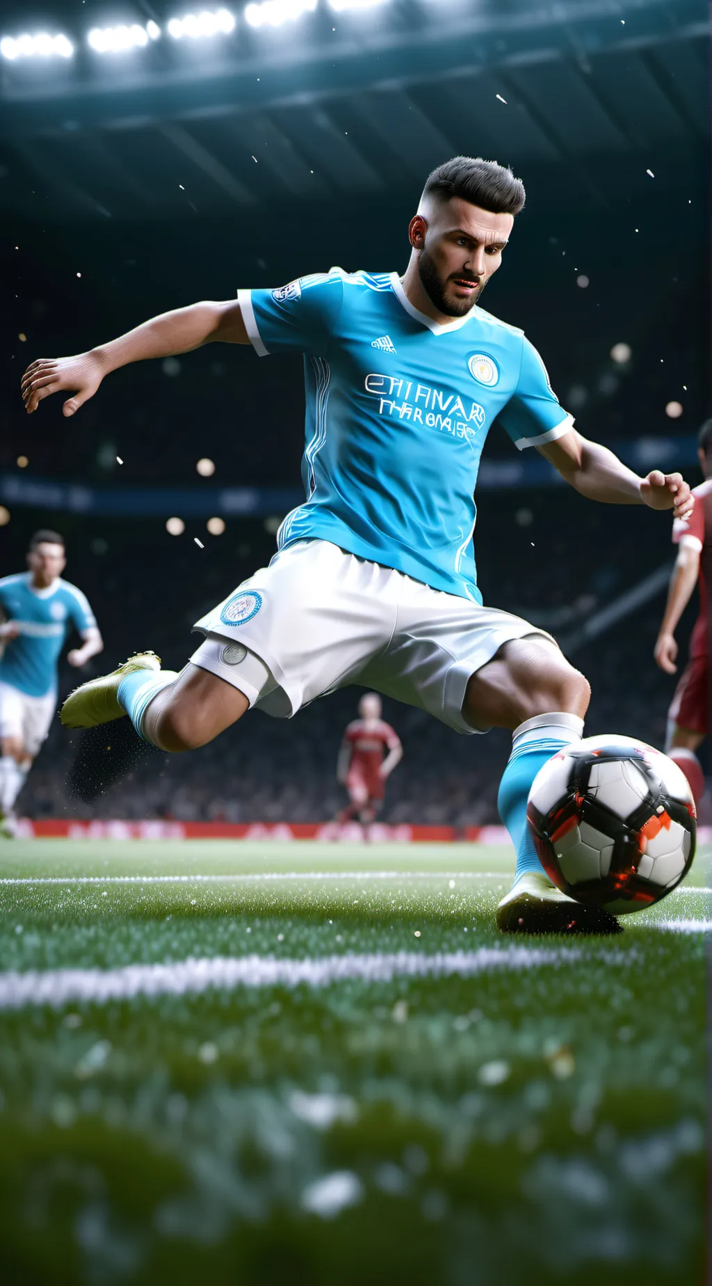 ai character: FPE Football background