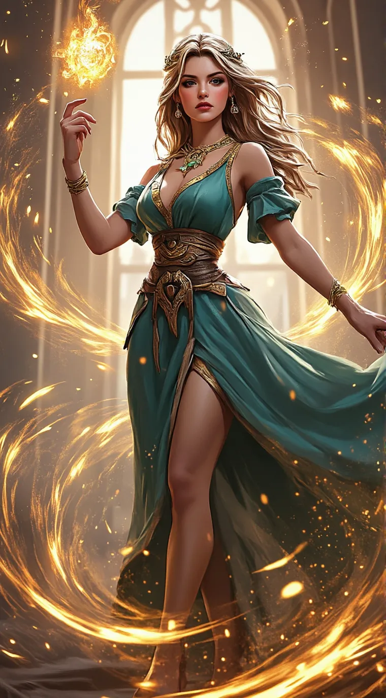 ai character: Athina   background