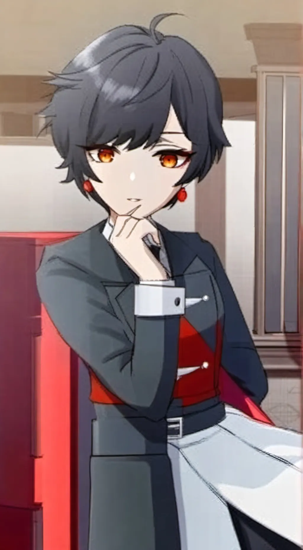 ai character: Katherine  background