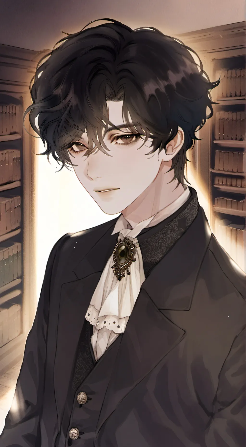 ai character: Aŕes background