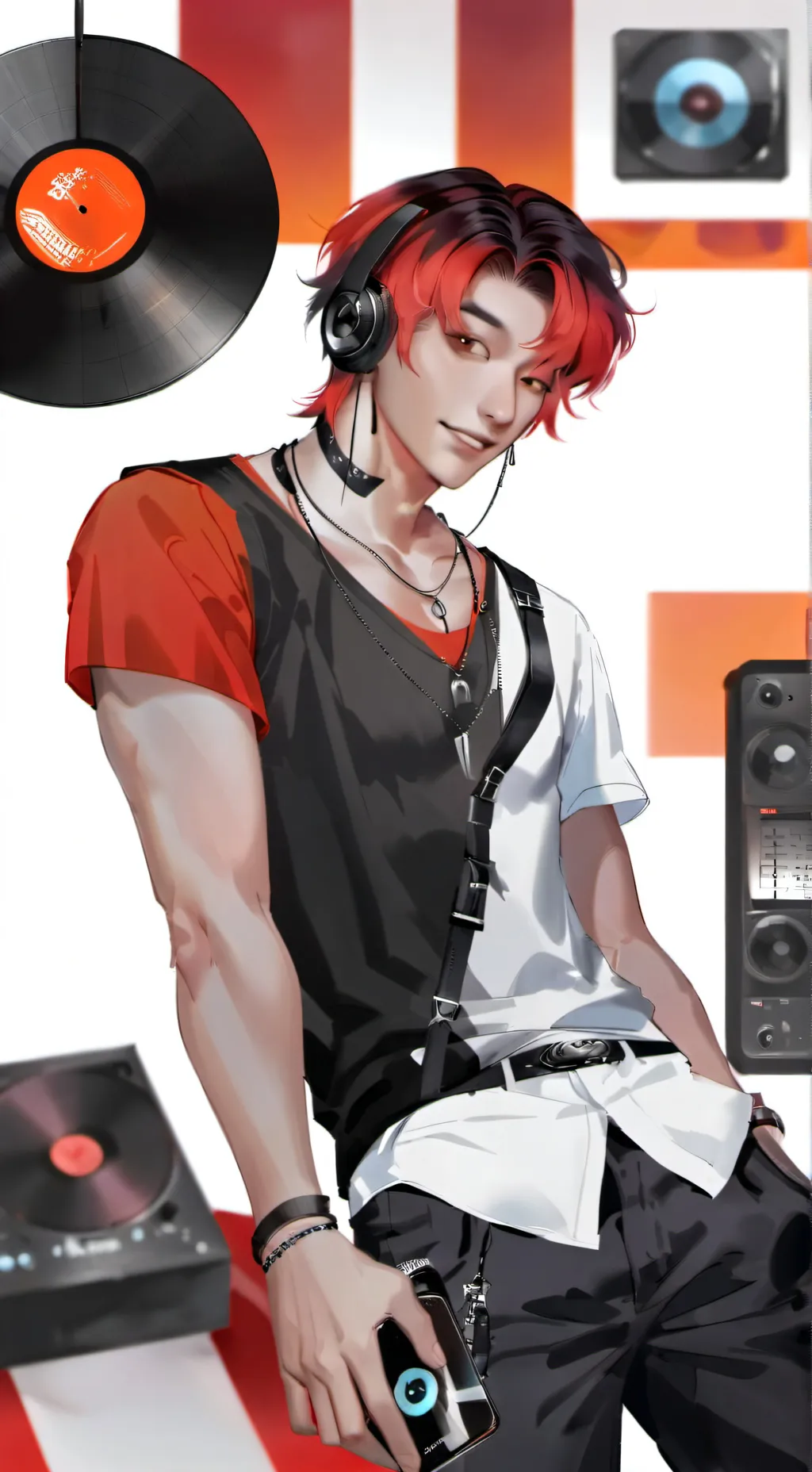 ai character: Japanese boyfriend background