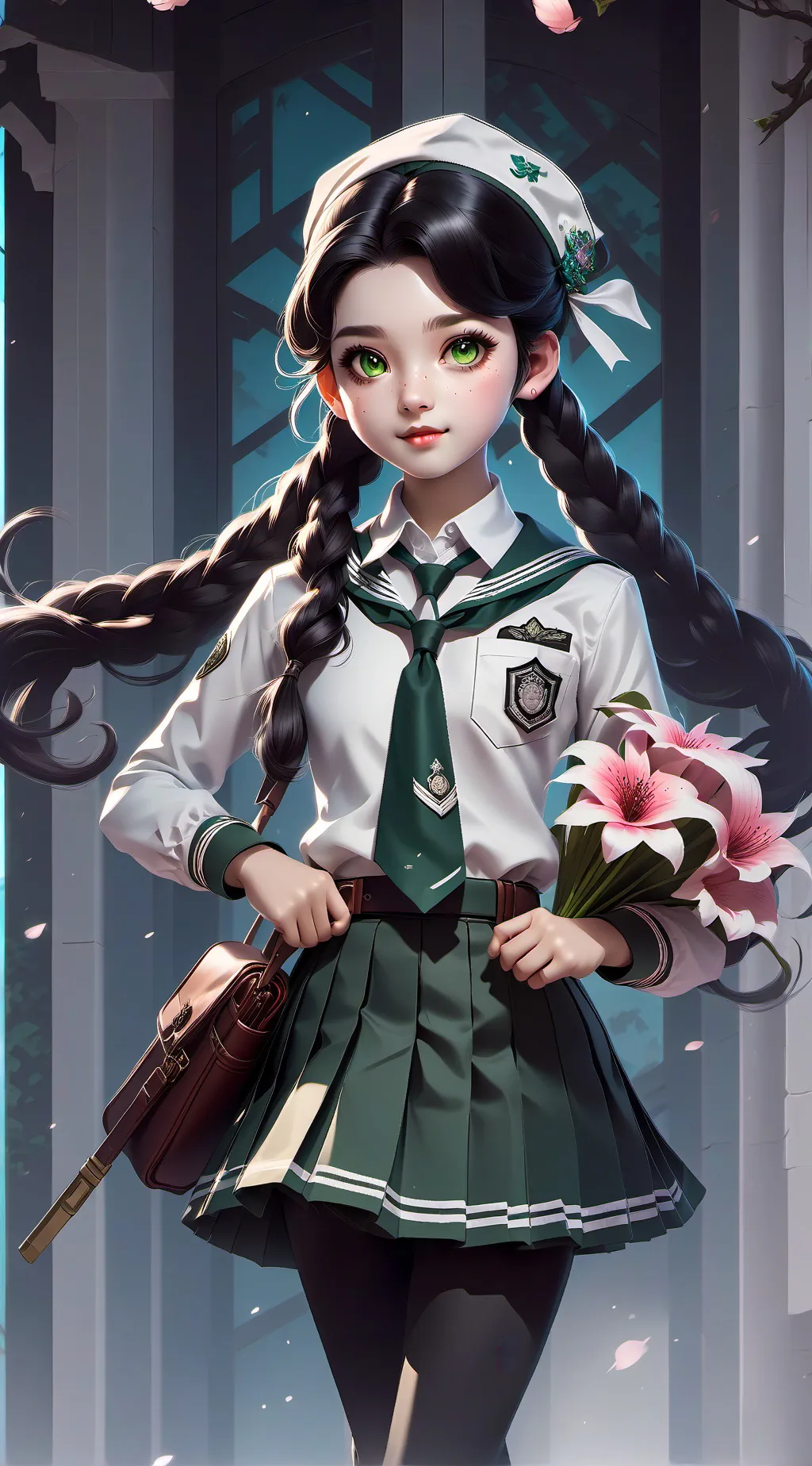 ai character: Milly molenga background