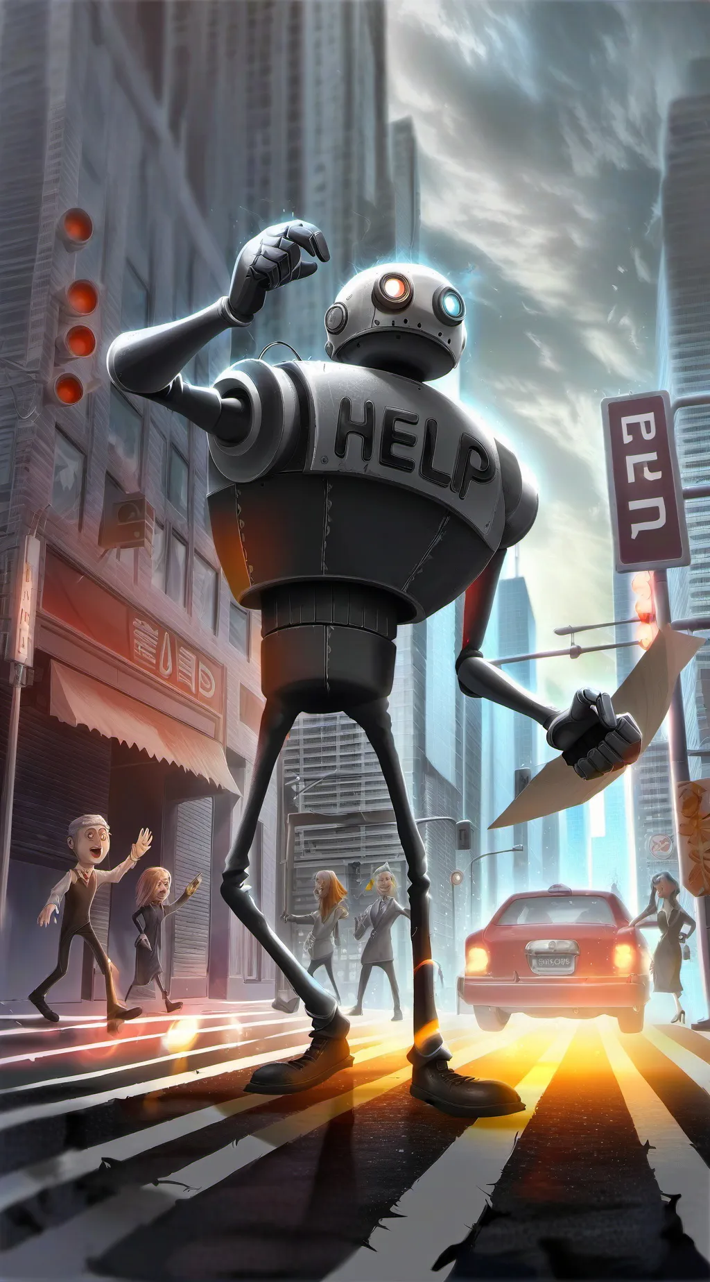 ai character: Axiom background