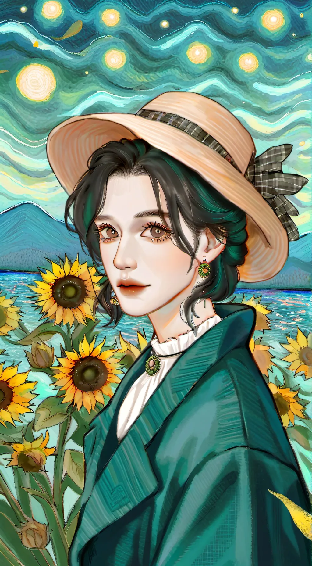 ai character: new friends background