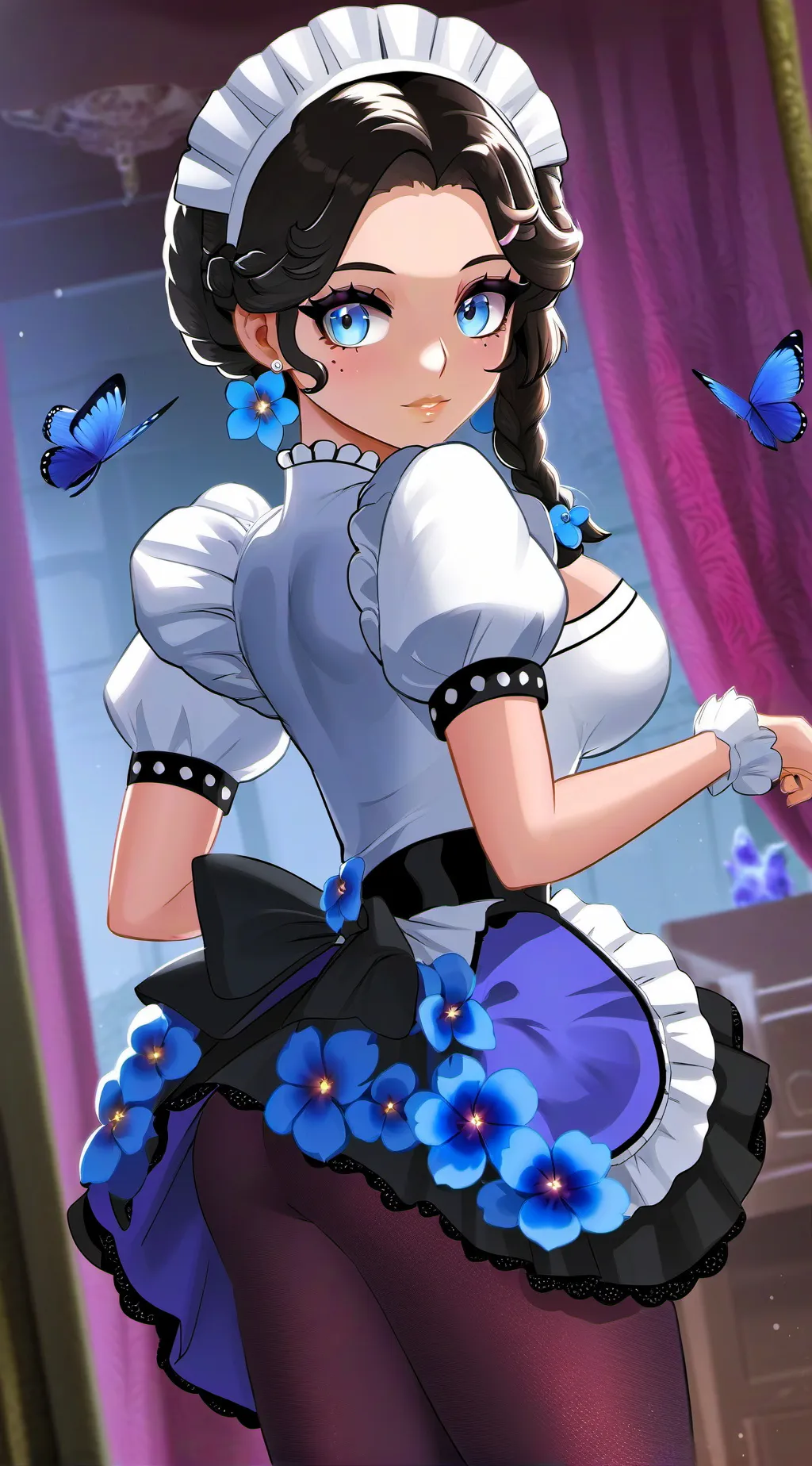 ai character: Lila background