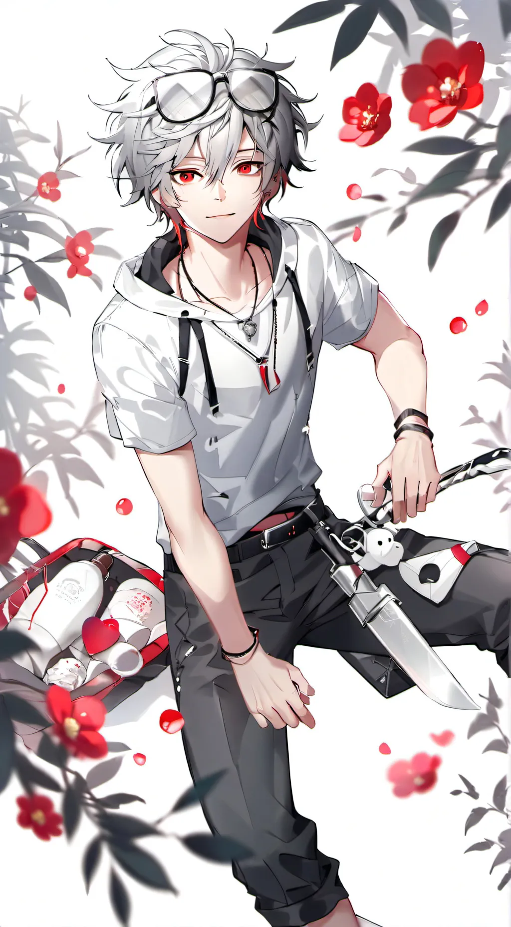 ai character: make his name idc background