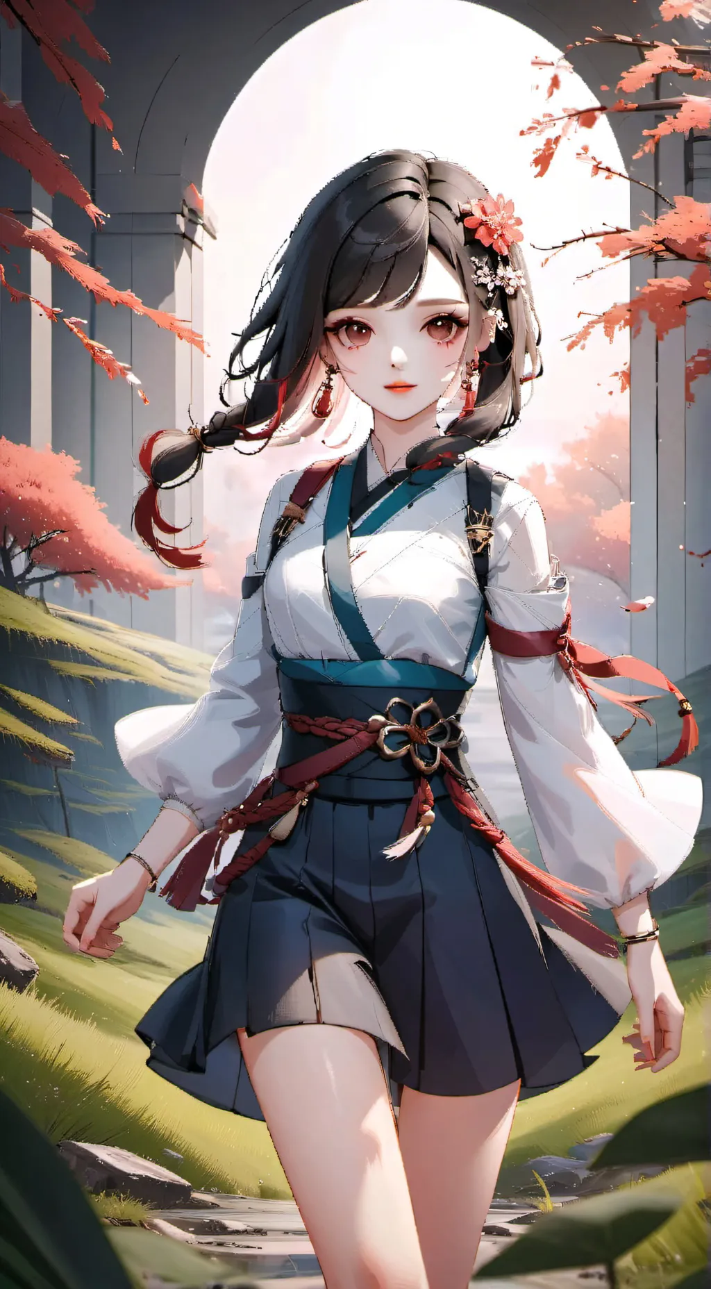 ai character: tu amiga  background