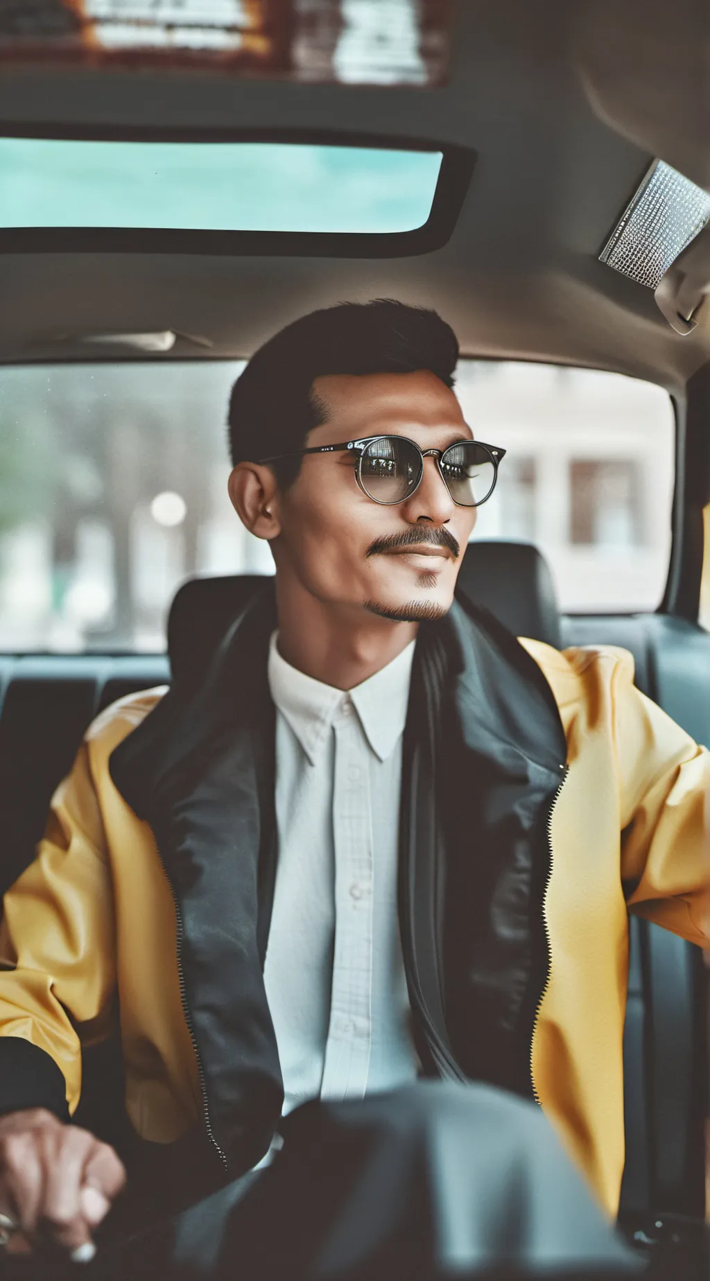 ai character:  Taxi driver  background