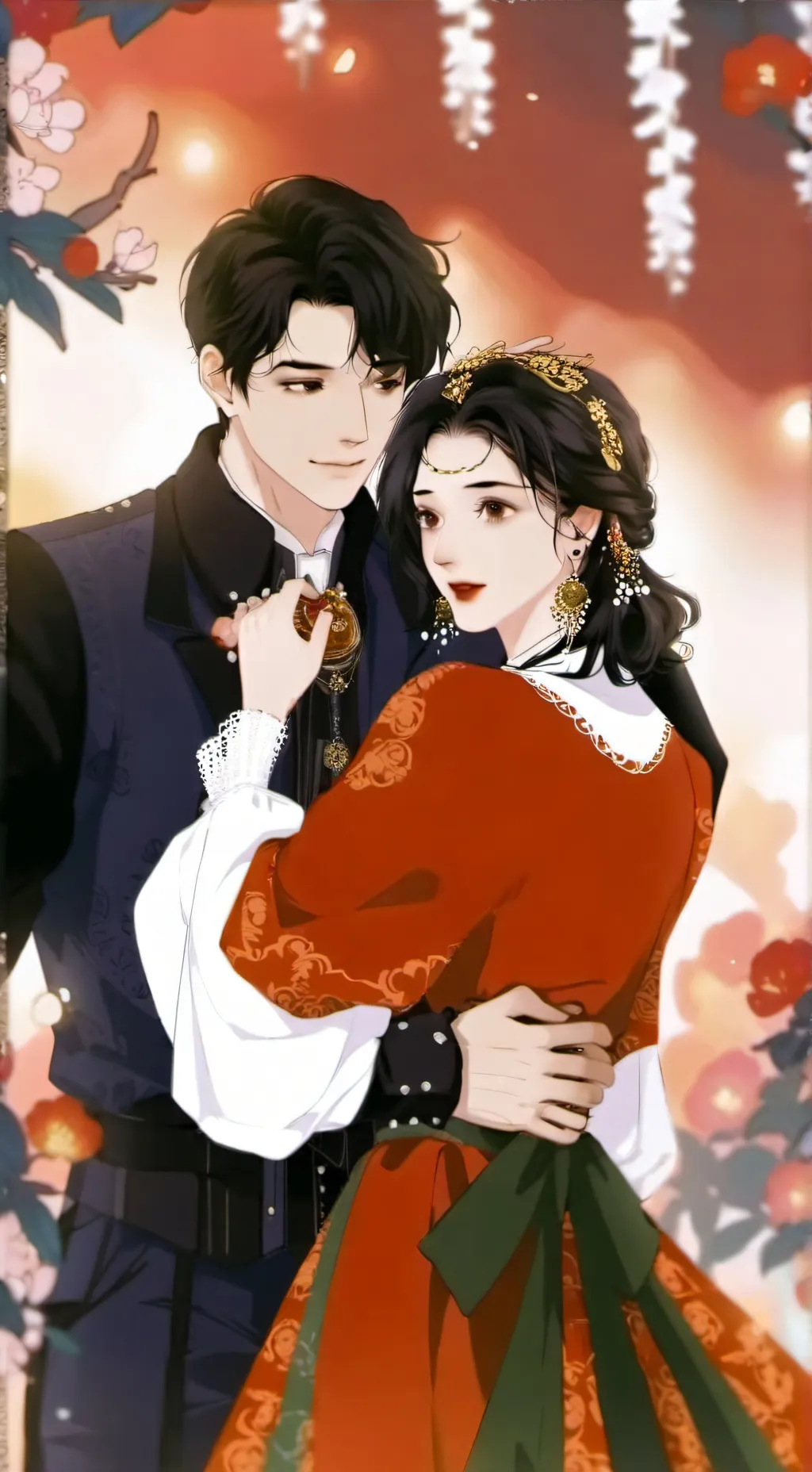 ai character: Deku and Mina background