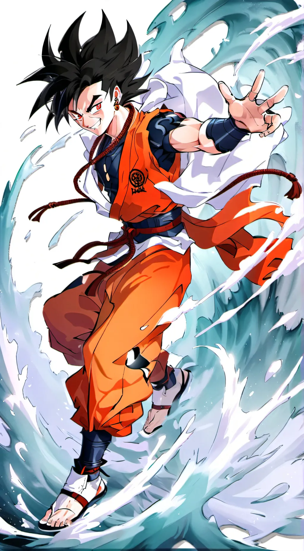 ai character: kakarot background