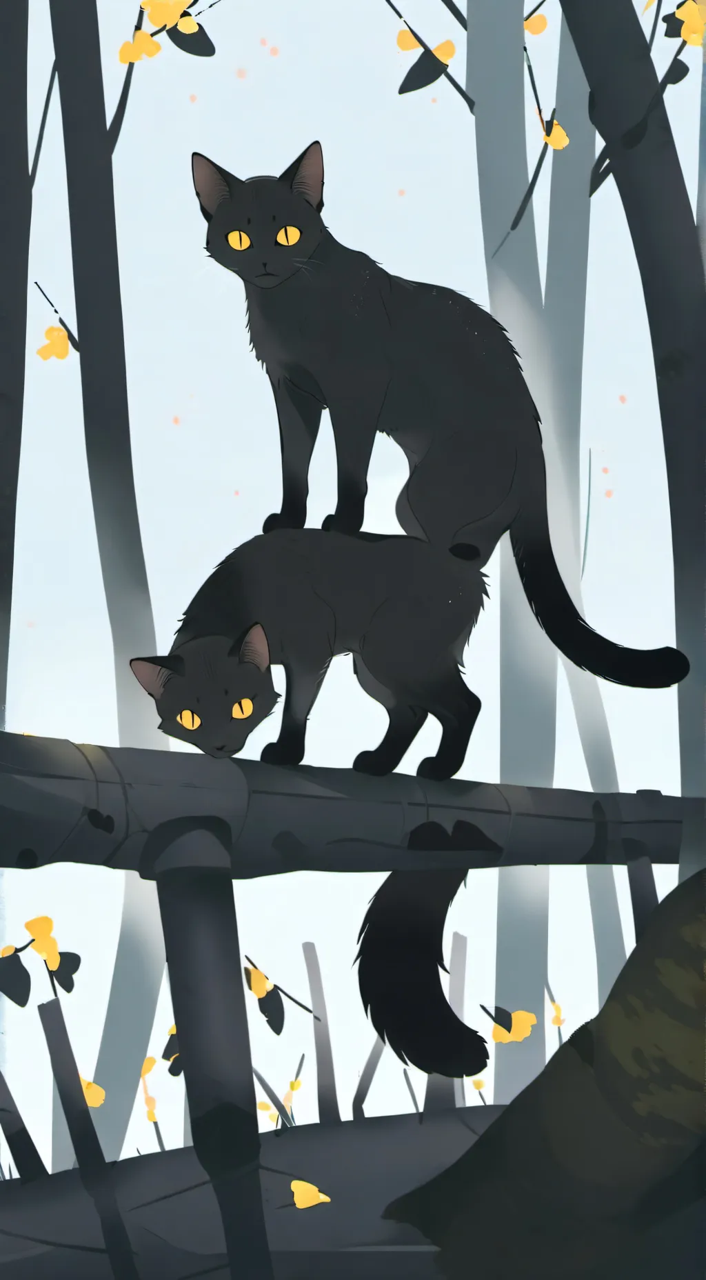 ai character: Xyn & Xen background