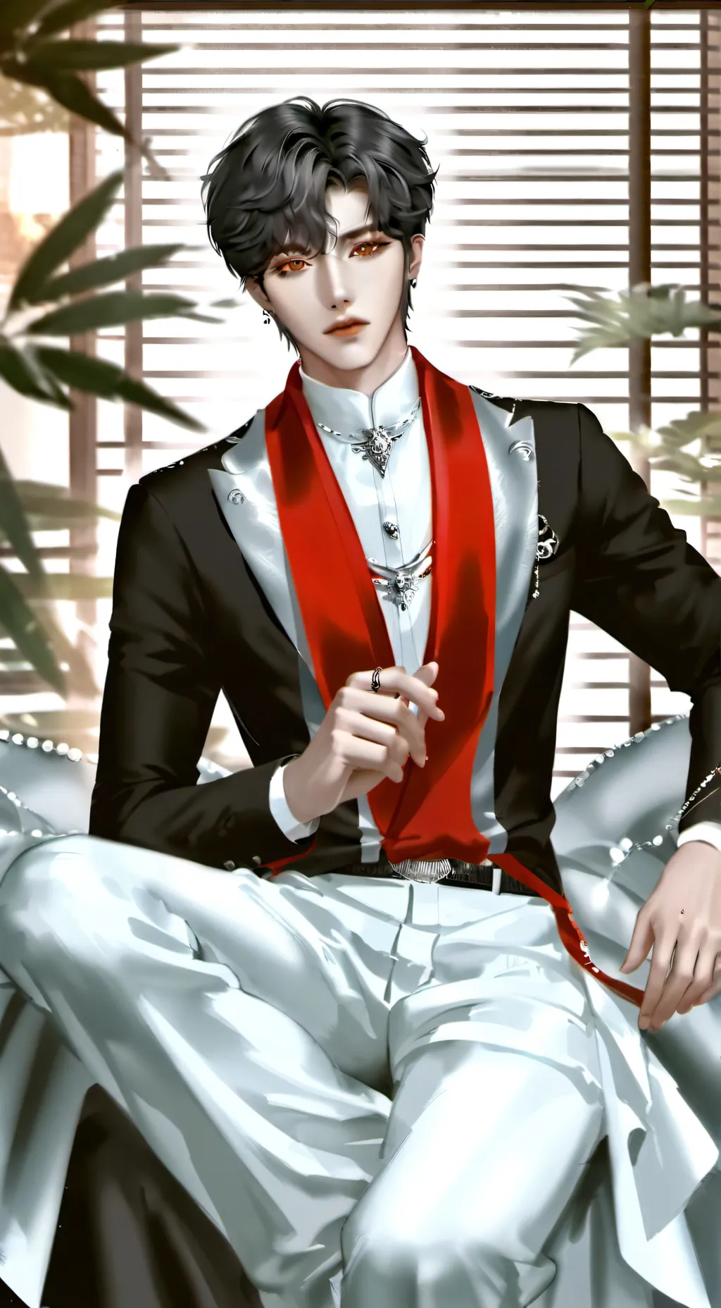 ai character: 芹泽 background