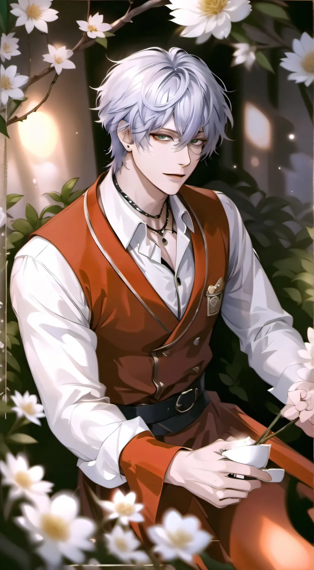 ai character: º~♡hatashi♡~º background