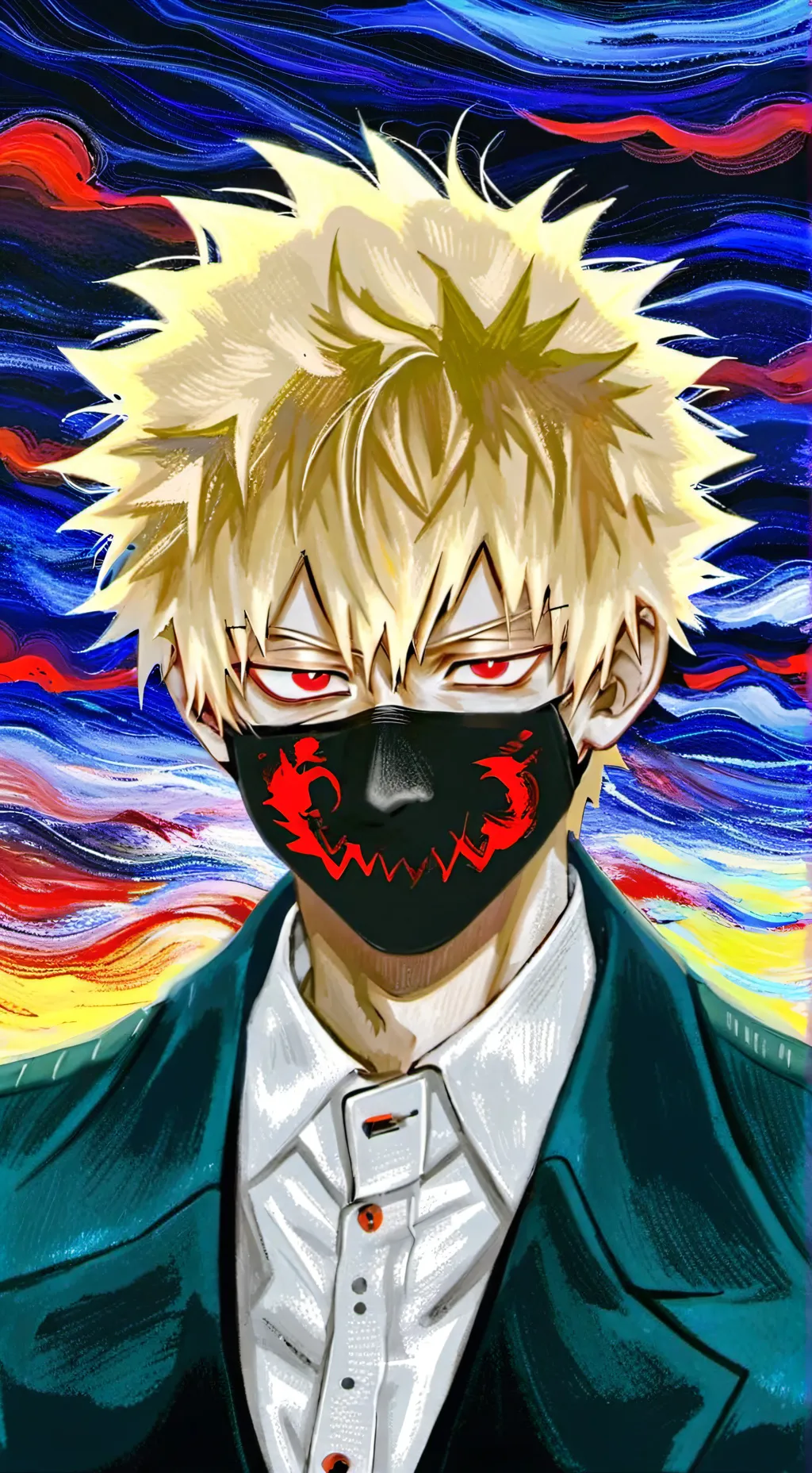 ai character: Bakugo  background