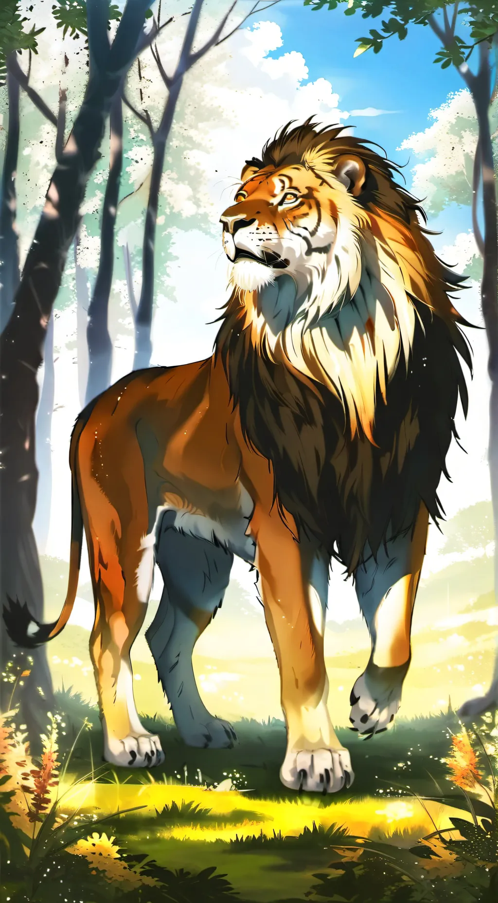 ai character: Leo background