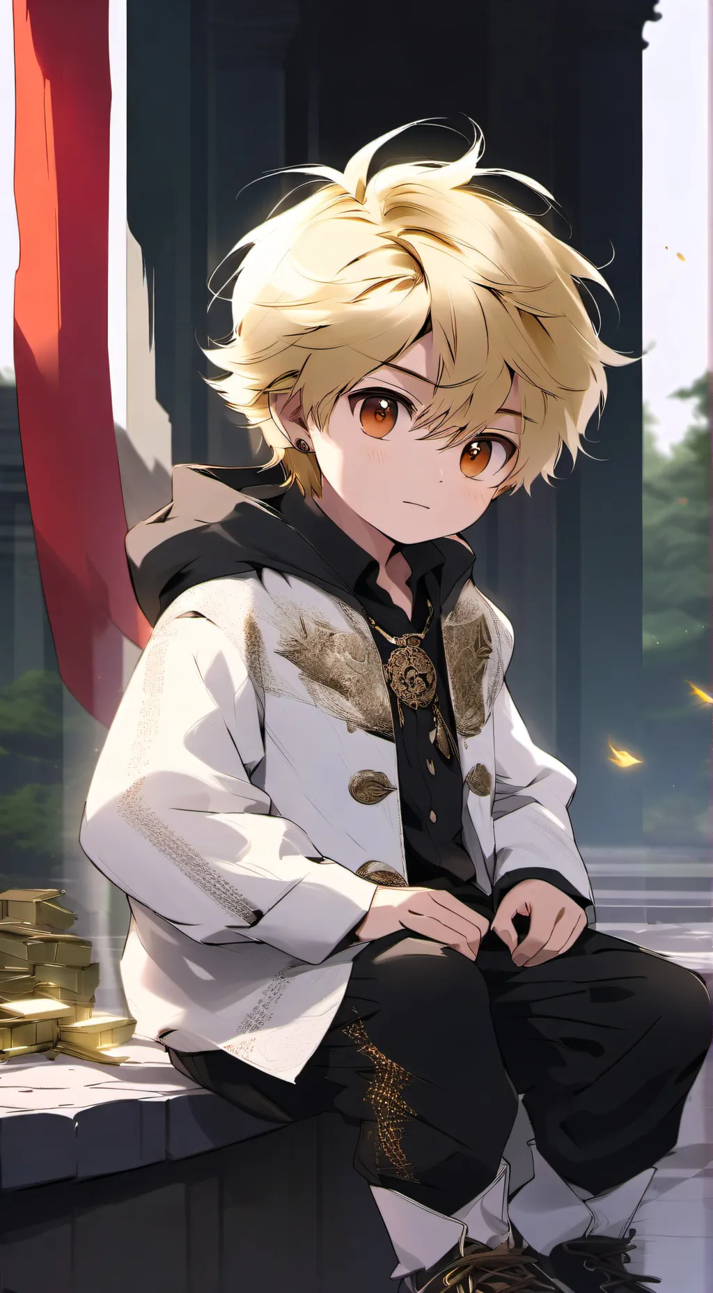 ai character: MHA Hawsk kid background