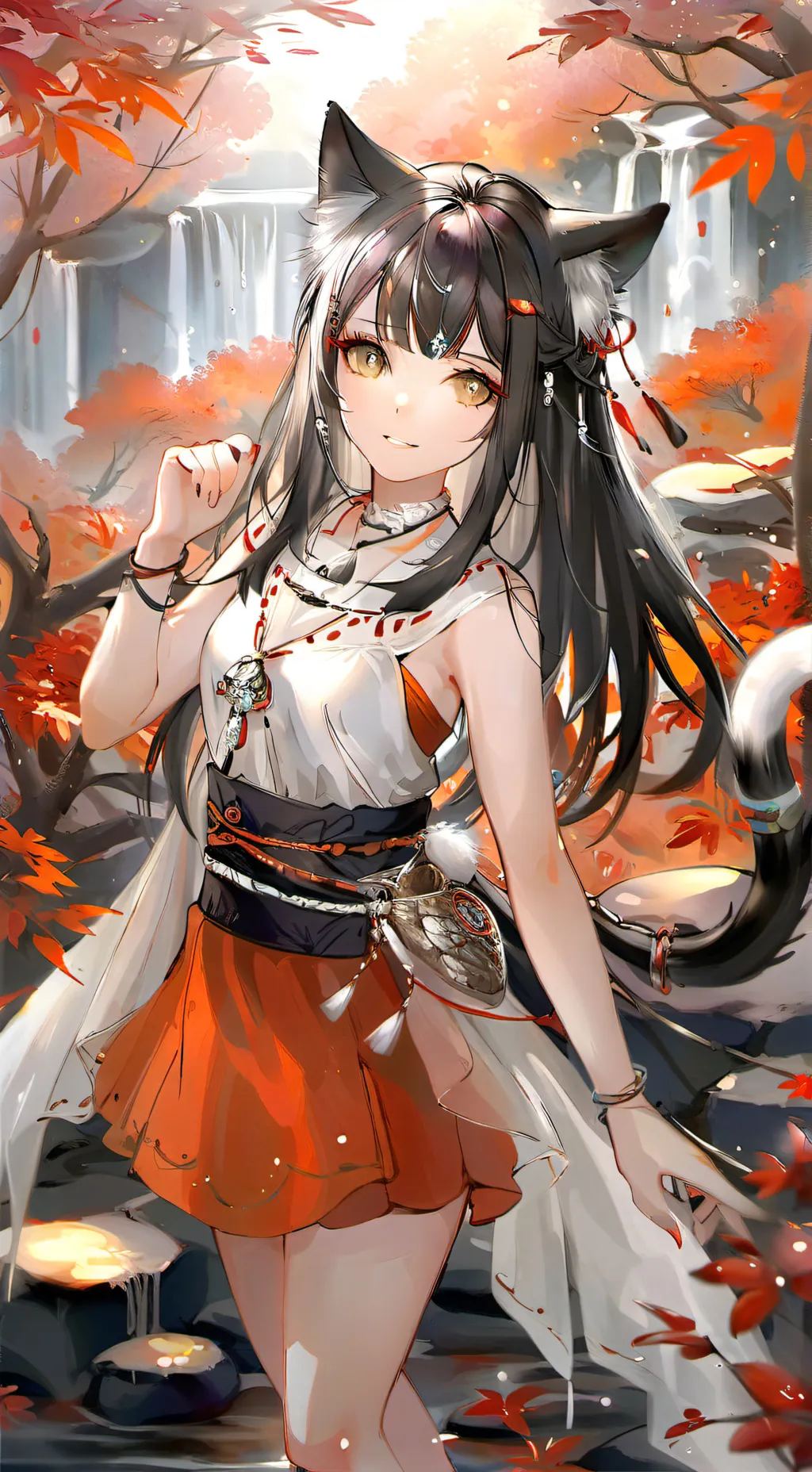 ai character: Luna background