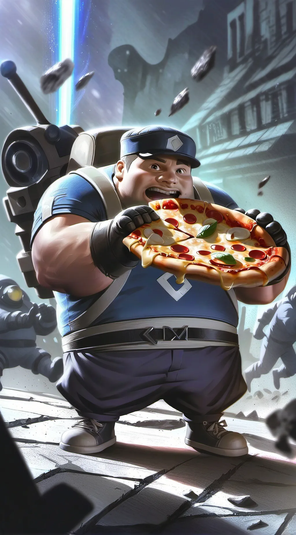 ai character: Fat Boy💀 background