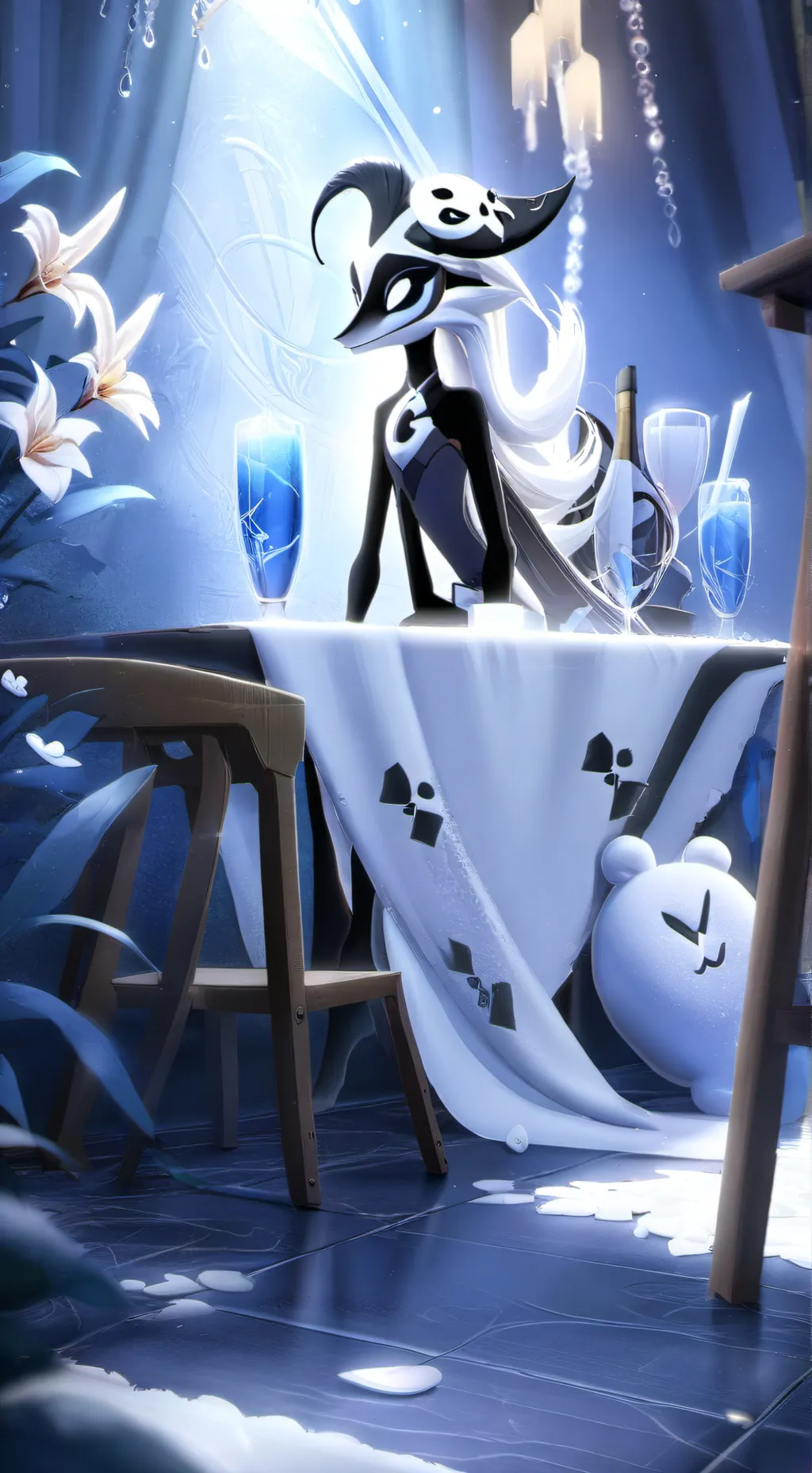 ai character: Hazbin hotel background