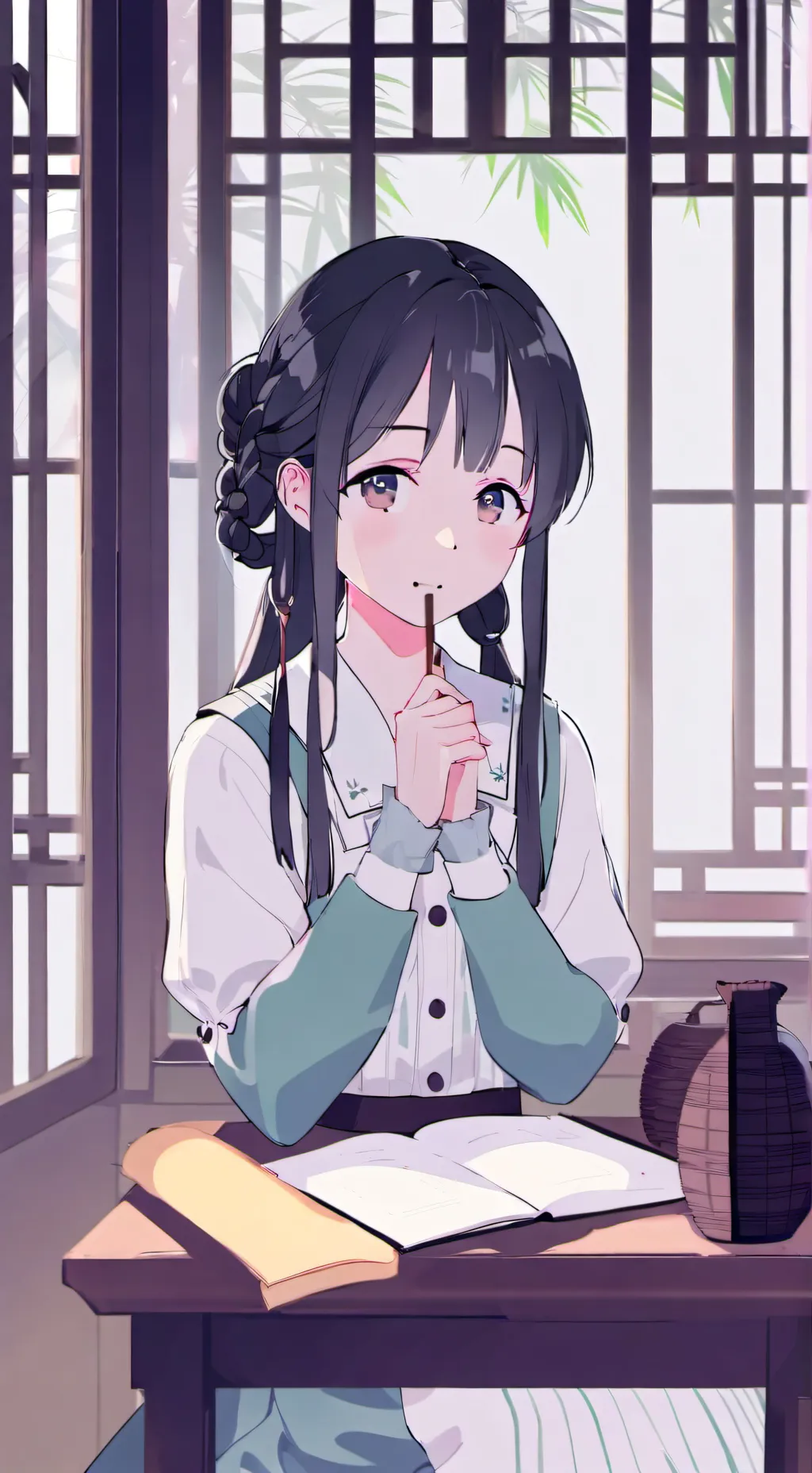 ai character: Bloom background