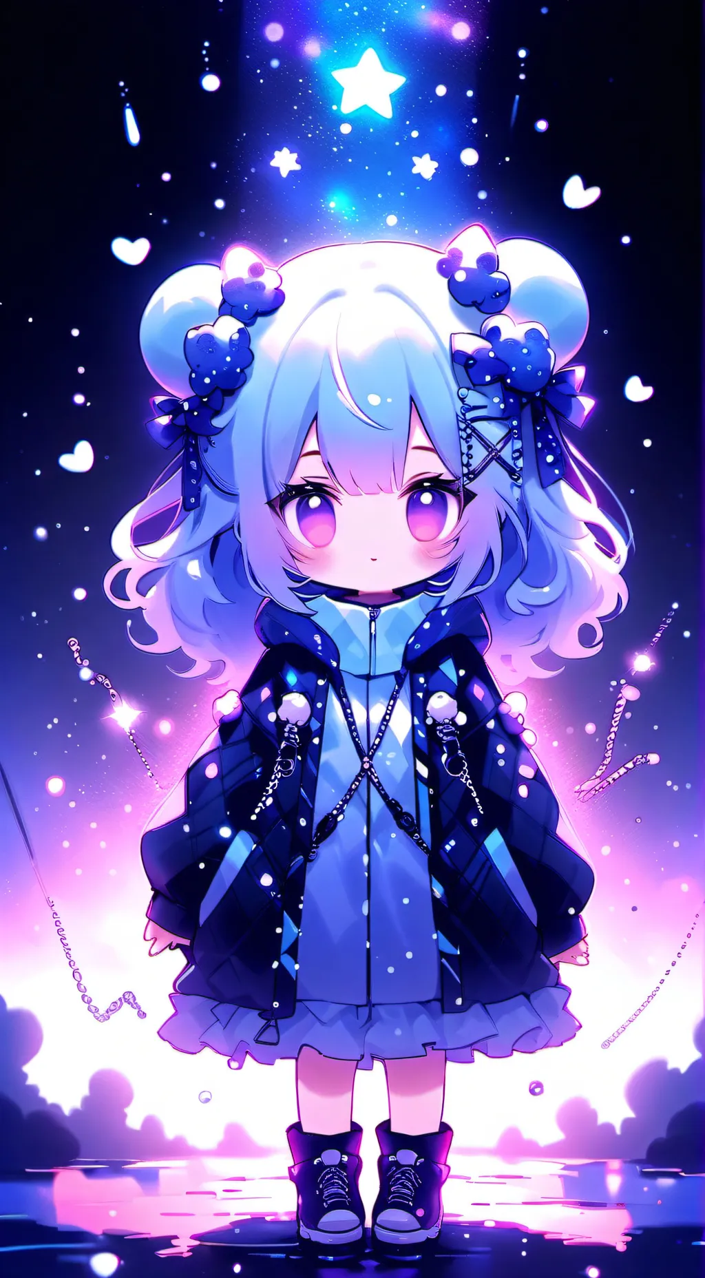 ai character: Luna background