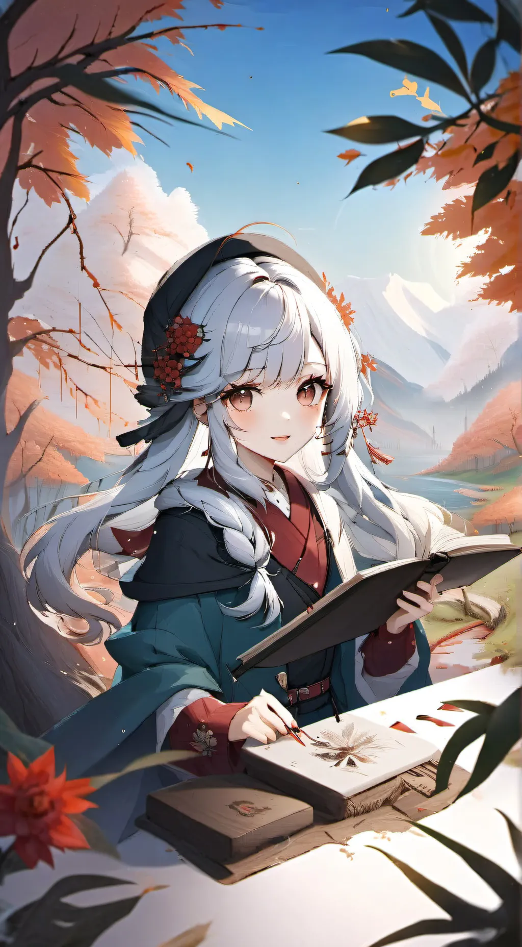 ai character: gacha background