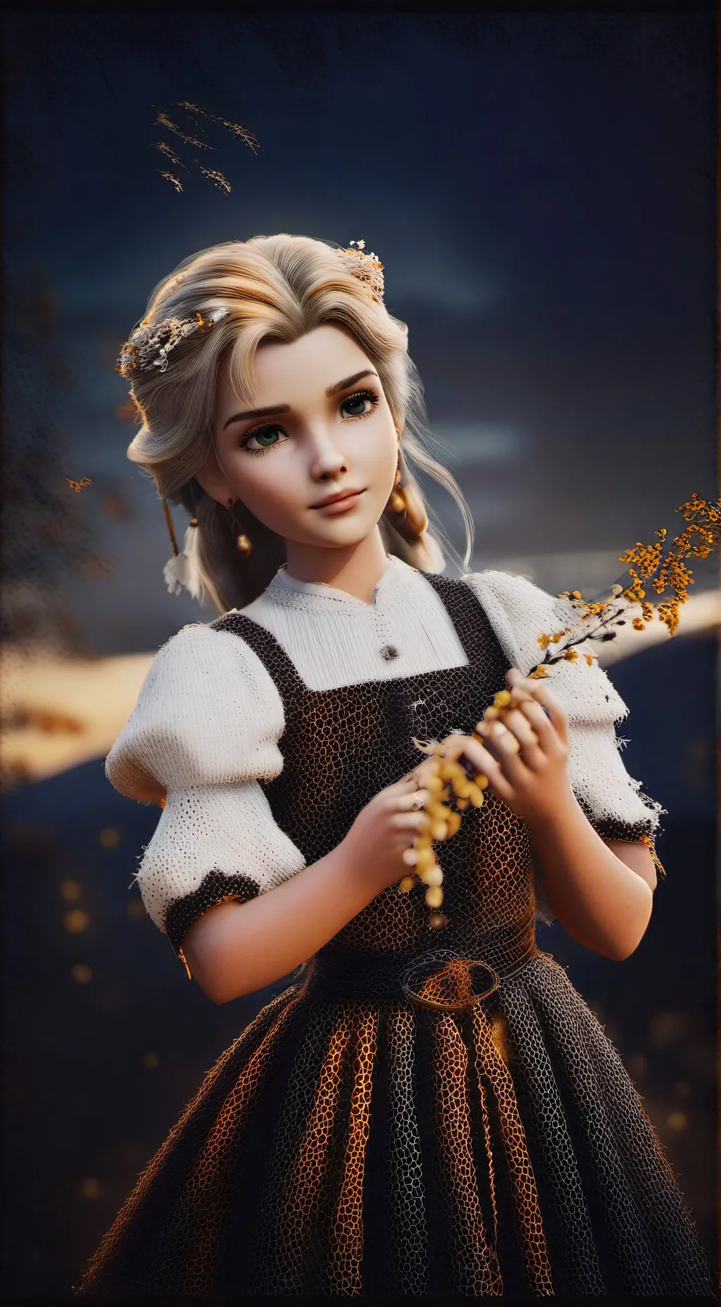 ai character: élodie background